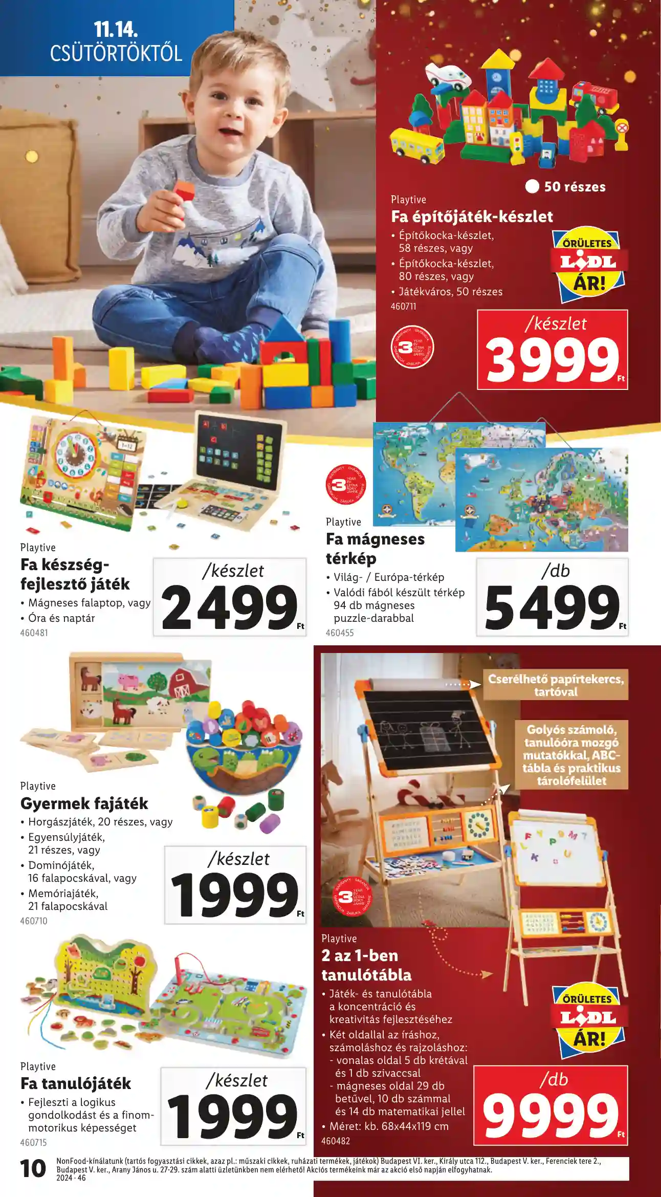 Lidl akciós újság 46. hét (Érvényes 11.14-től) (16 oldal)