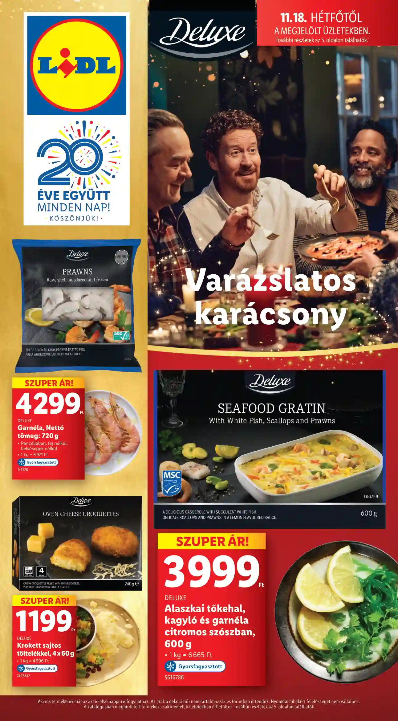 LIDL Ünnepi regionális Deluxe katalógus 47.hét