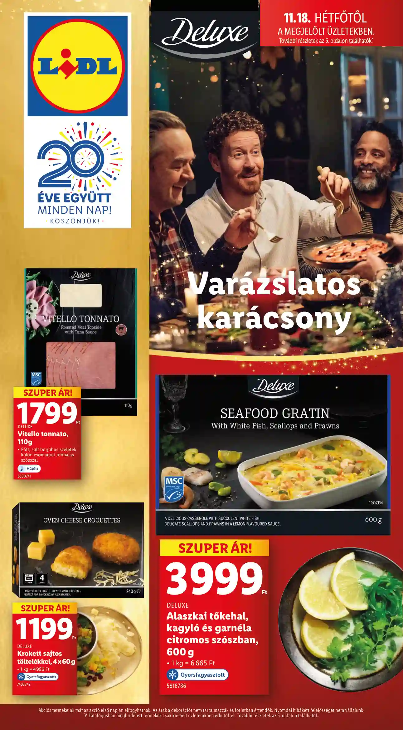 LIDL Ünnepi regionális Deluxe katalógus 47.hét