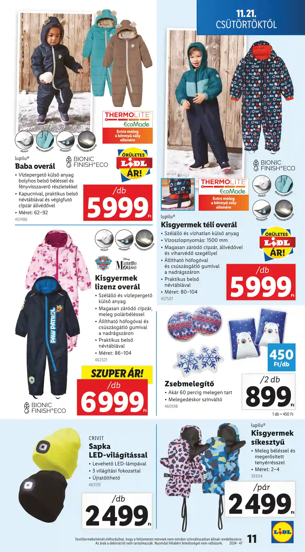 Lidl akciós újság 47. hét (Érvényes 11.21-től) (3 oldal)