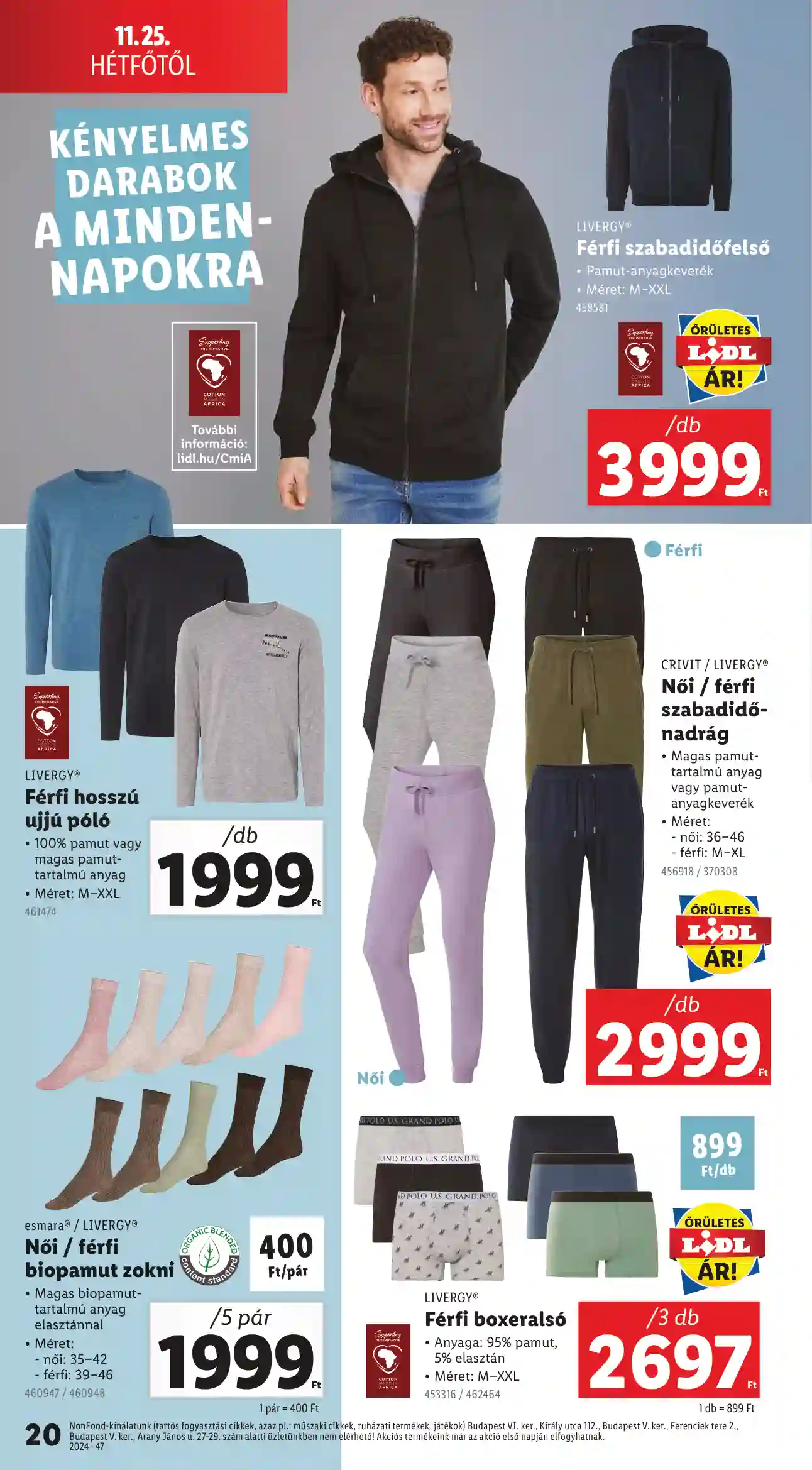 Lidl akciós újság 47. hét (Érvényes 11.21-től) (12 oldal)