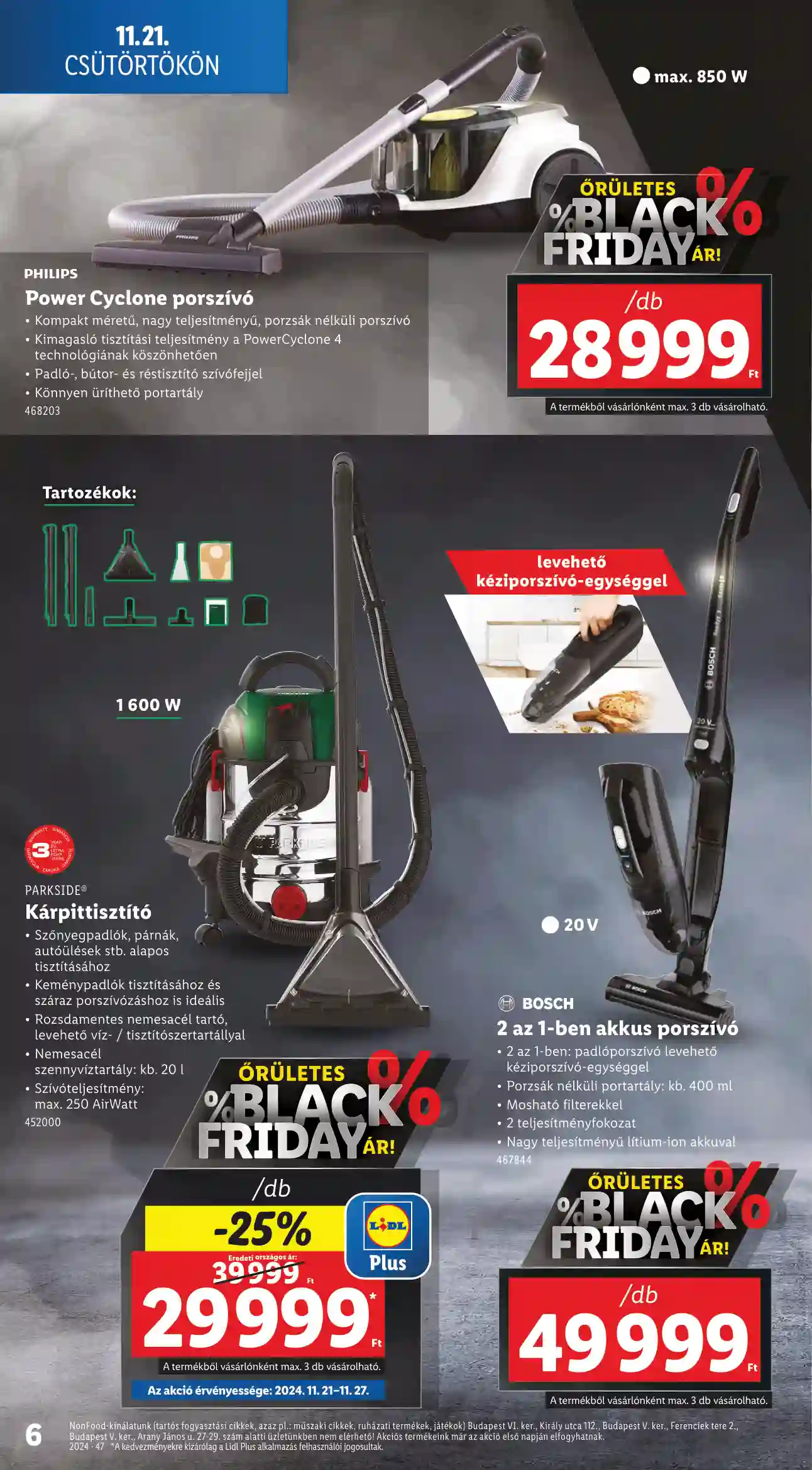 Lidl akciós újság 47. hét (Érvényes 11.21-től) (17 oldal)