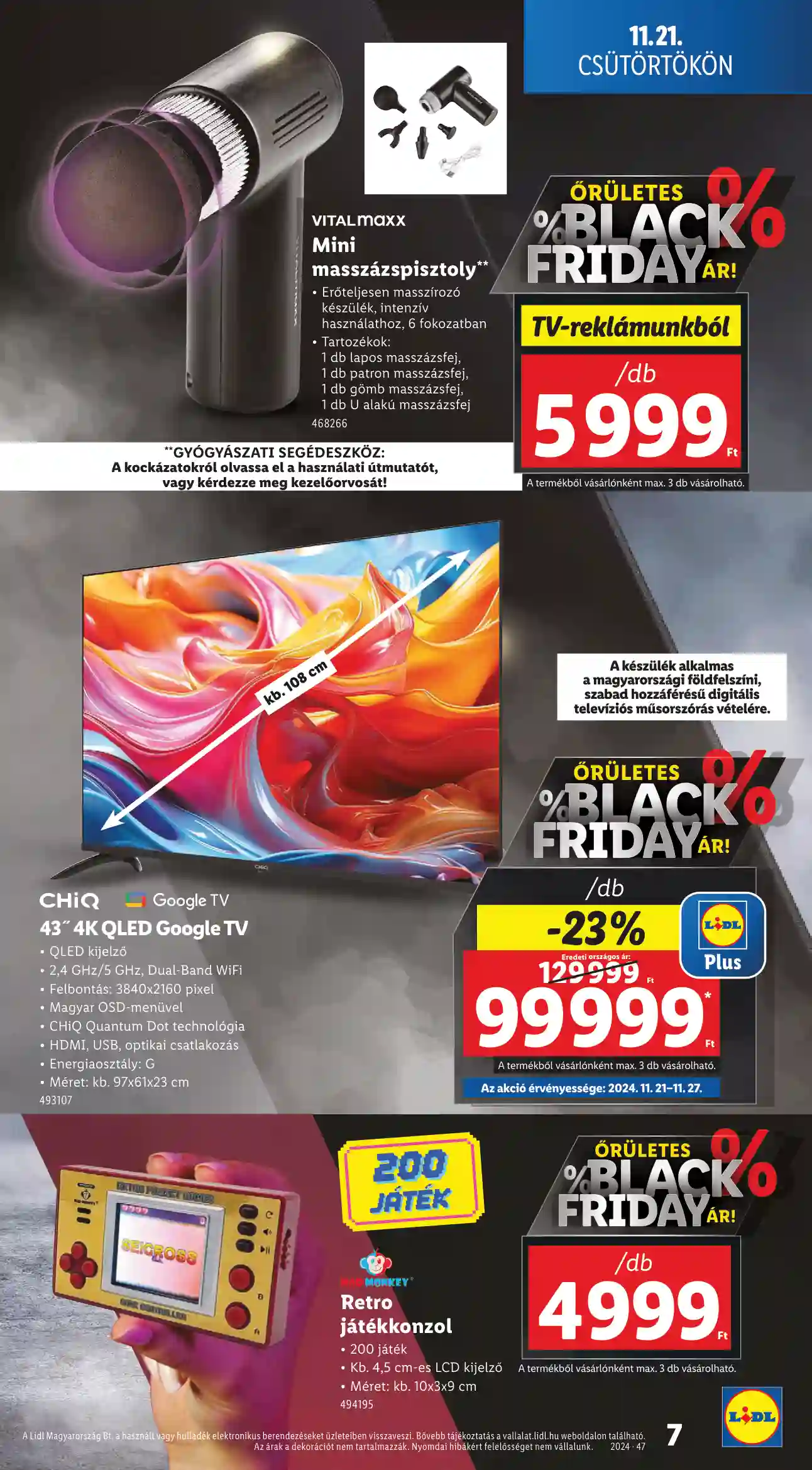 Lidl akciós újság 47. hét (Érvényes 11.21-től) (18 oldal)