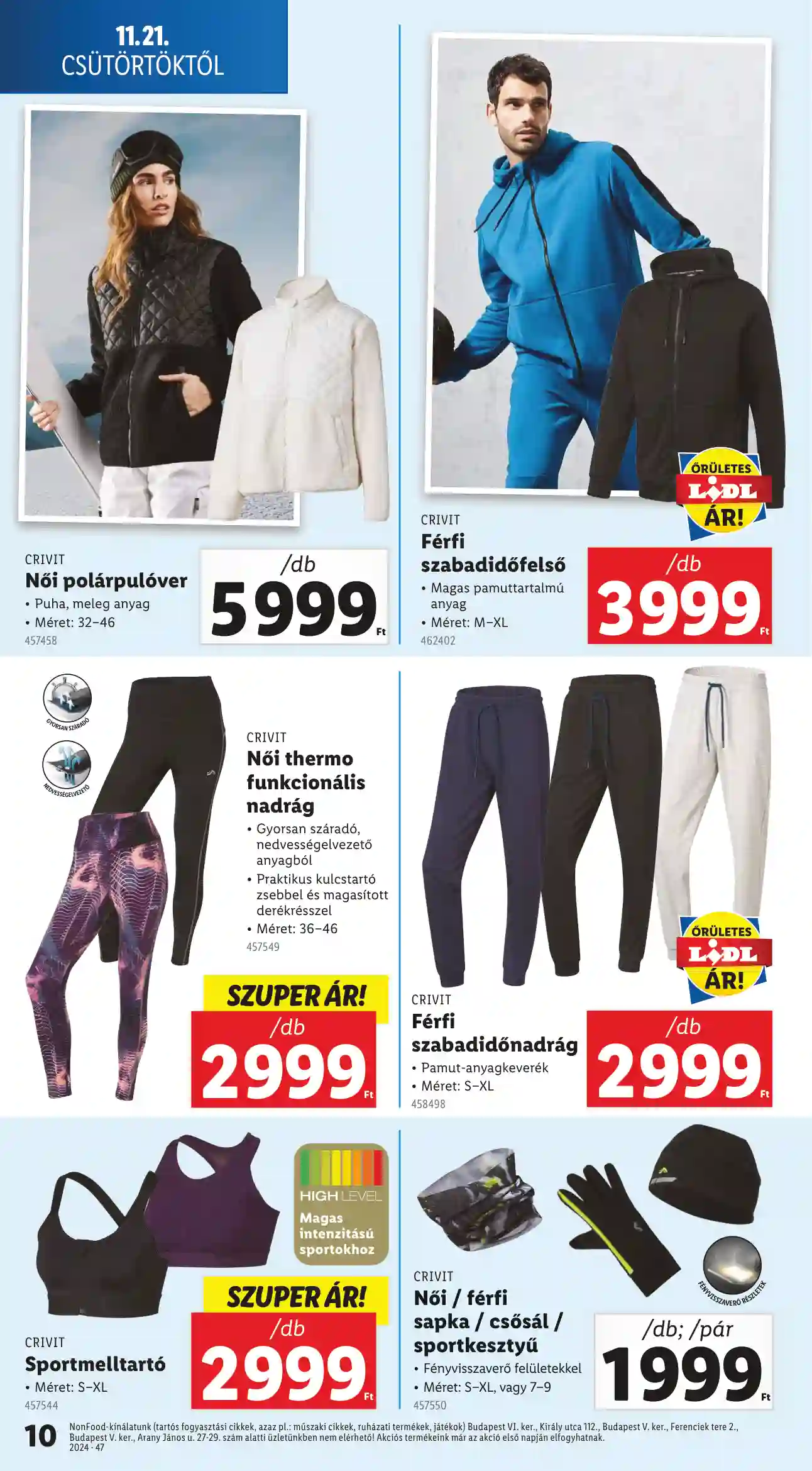 Lidl akciós újság 47. hét (Érvényes 11.21-től) (21 oldal)