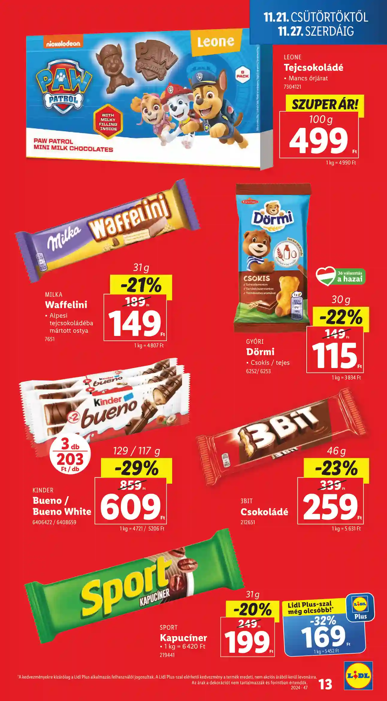 Lidl akciós újság 47. hét (Érvényes 11.21-től) (5 oldal)