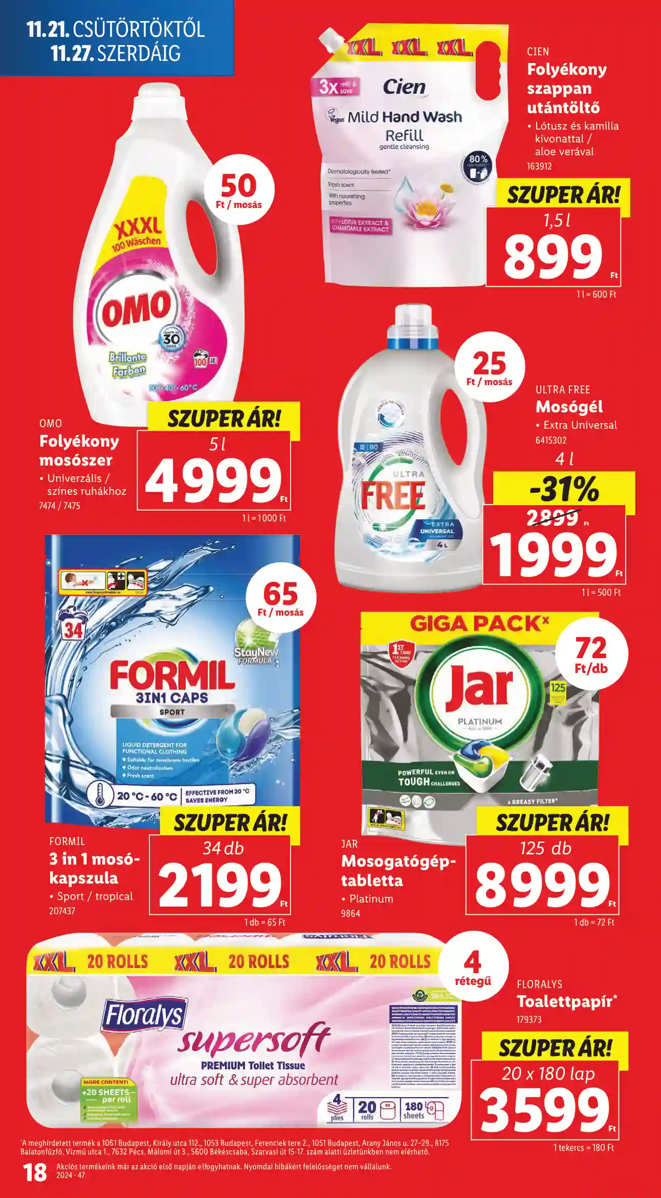 Lidl akciós újság 47. hét (Érvényes 11.21-től) (10 oldal)