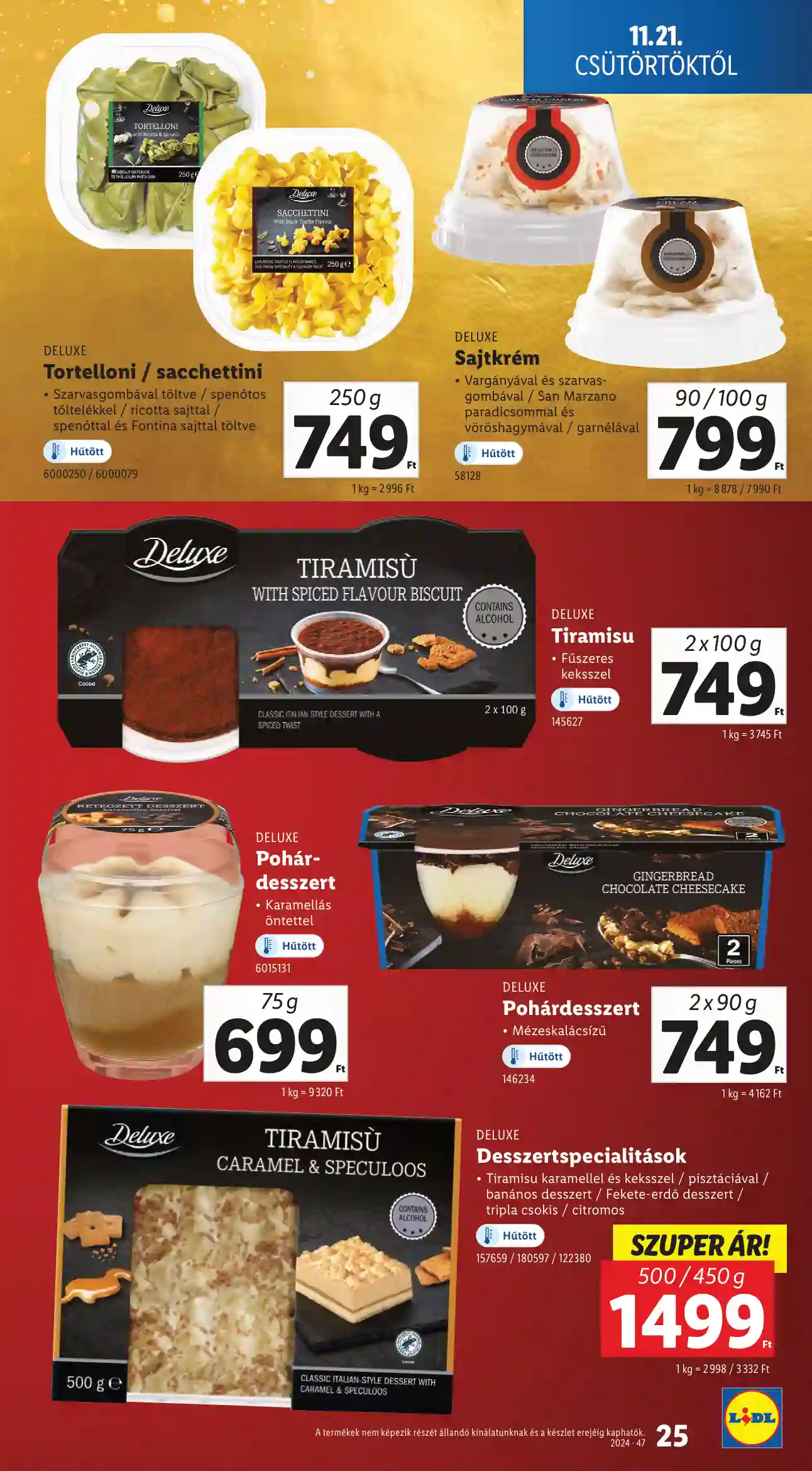 Lidl akciós újság 47. hét (Érvényes 11.21-től) (18 oldal)