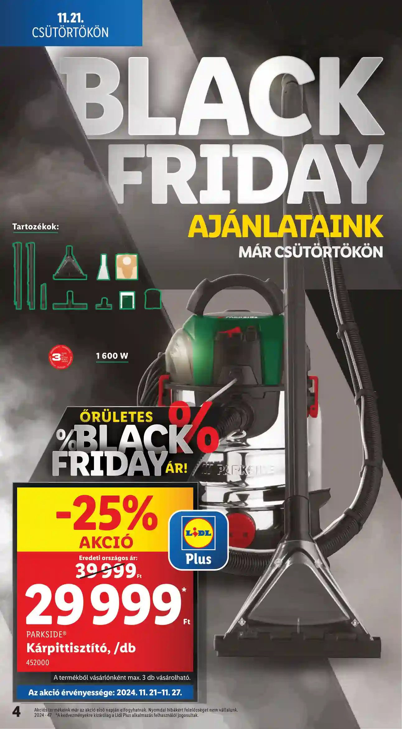 Lidl akciós újság 47. hét (Érvényes 11.21-től) (24 oldal)