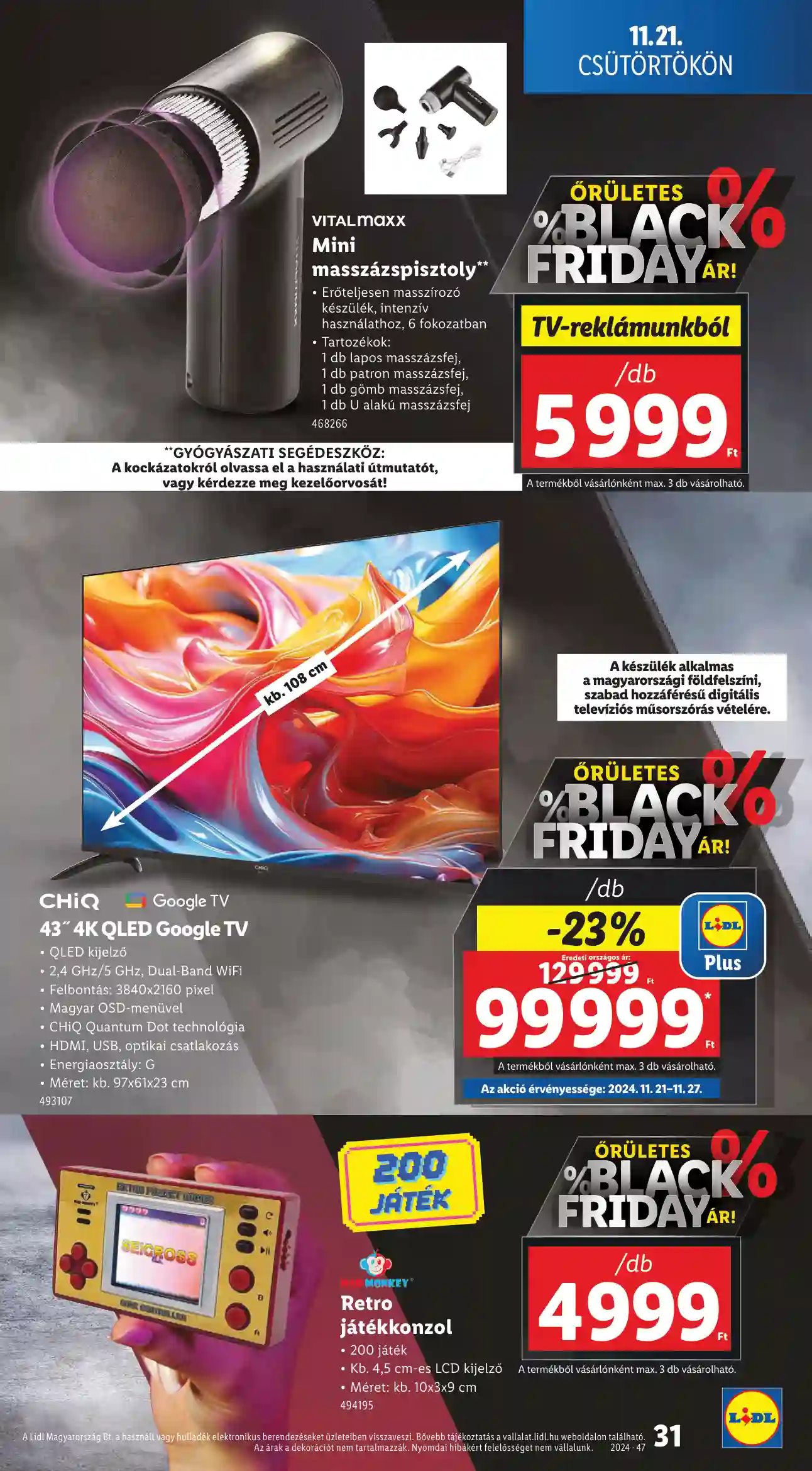 Lidl akciós újság 47. hét (Érvényes 11.21-től) (25 oldal)