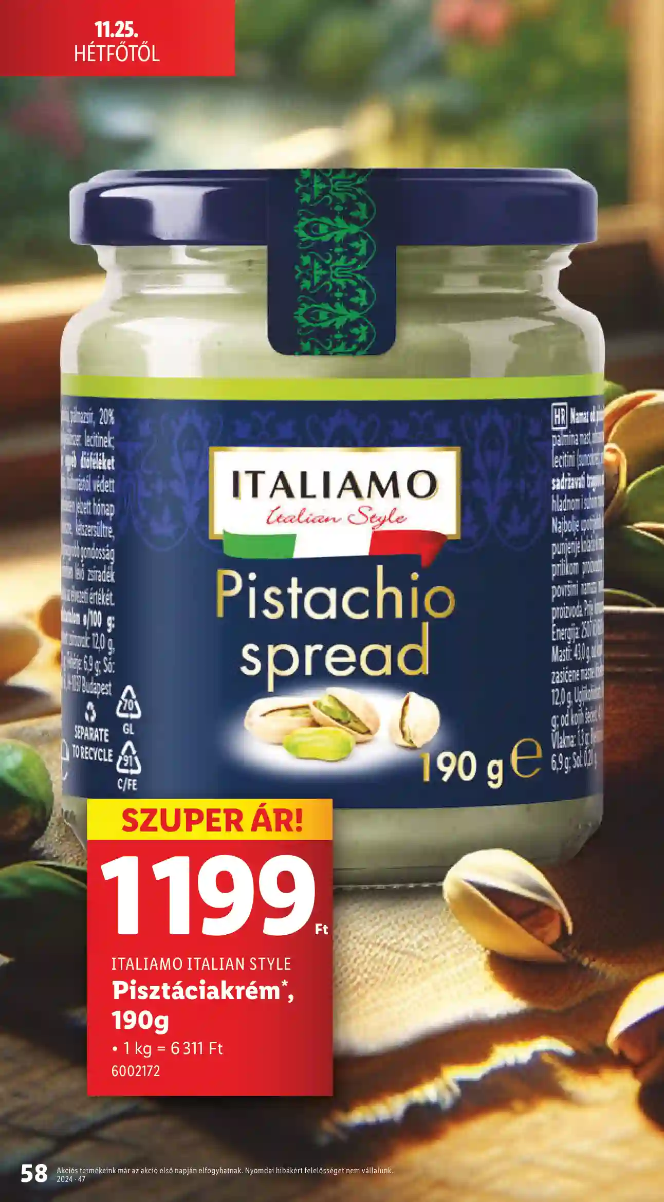 Lidl akciós újság 47. hét (Érvényes 11.21-től) (54 oldal)