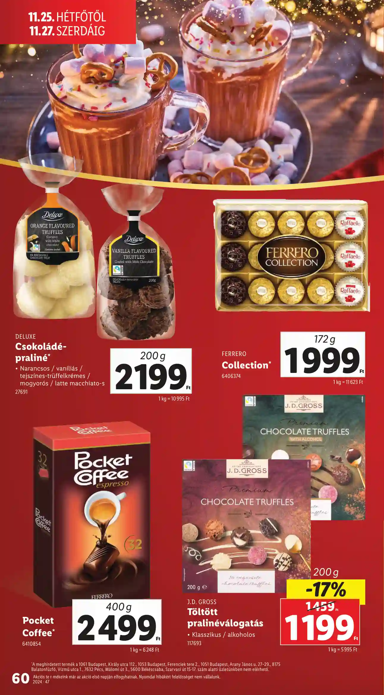 Lidl akciós újság 47. hét (Érvényes 11.21-től) (56 oldal)