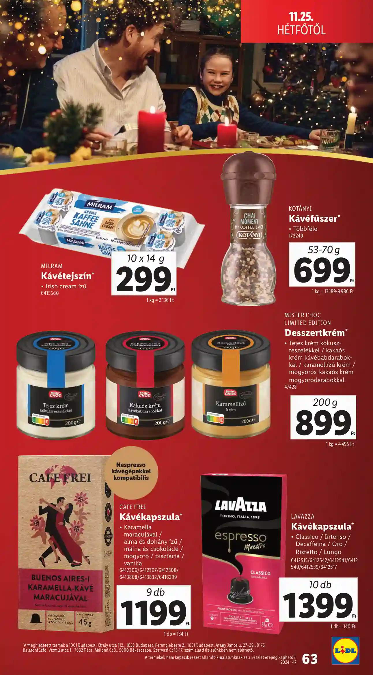 Lidl akciós újság 47. hét (Érvényes 11.21-től) (60 oldal)