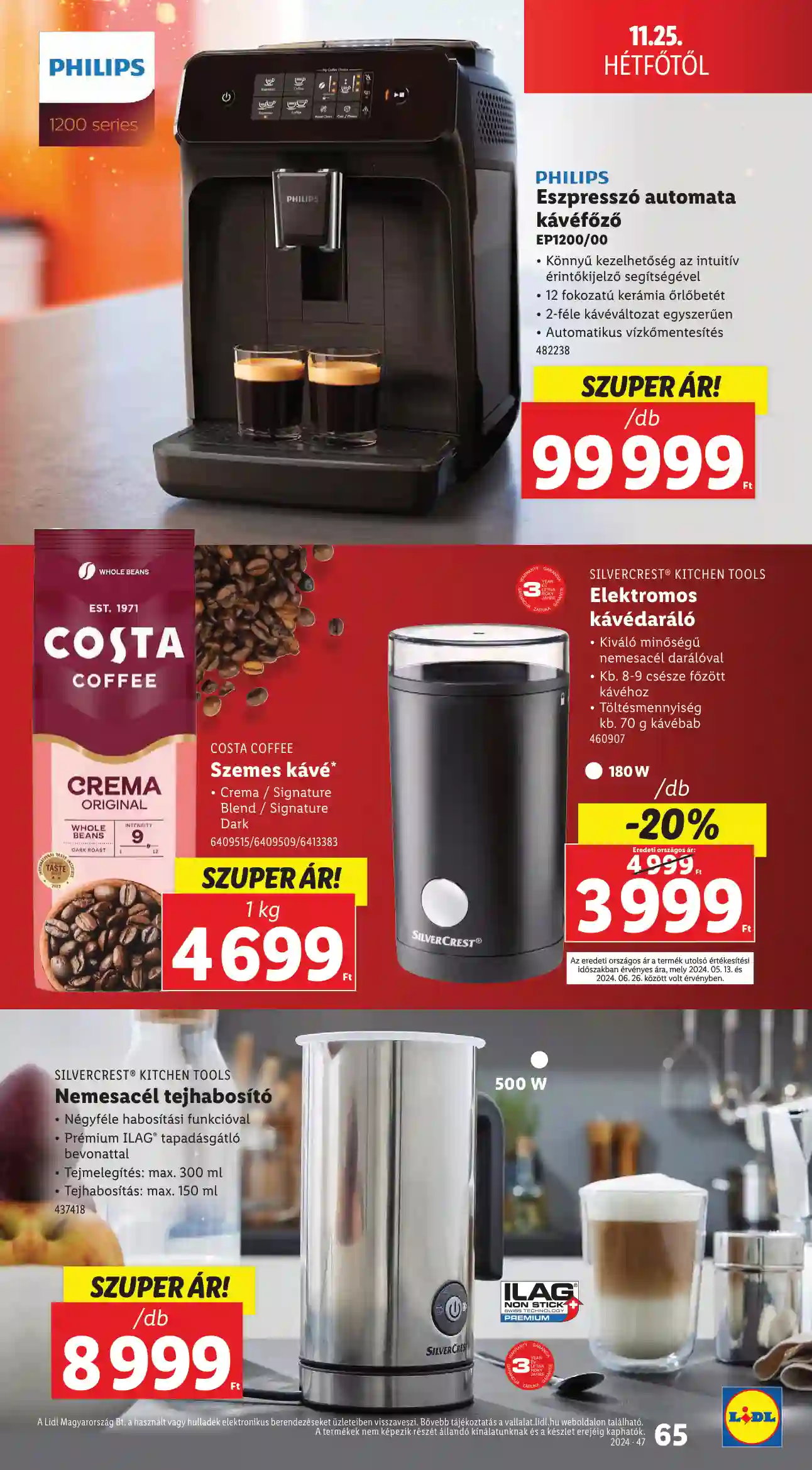 Lidl akciós újság 47. hét (Érvényes 11.21-től) (62 oldal)