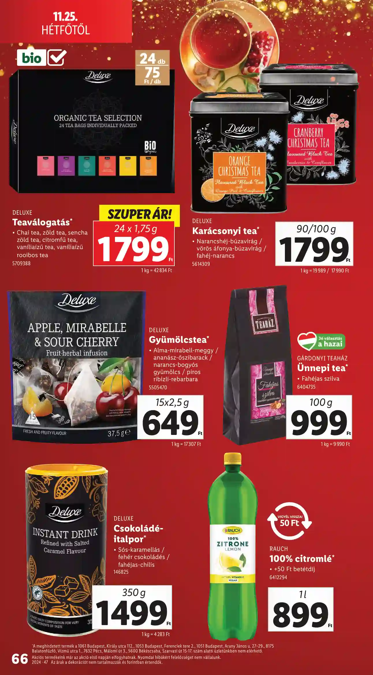 Lidl akciós újság 47. hét (Érvényes 11.21-től) (63 oldal)