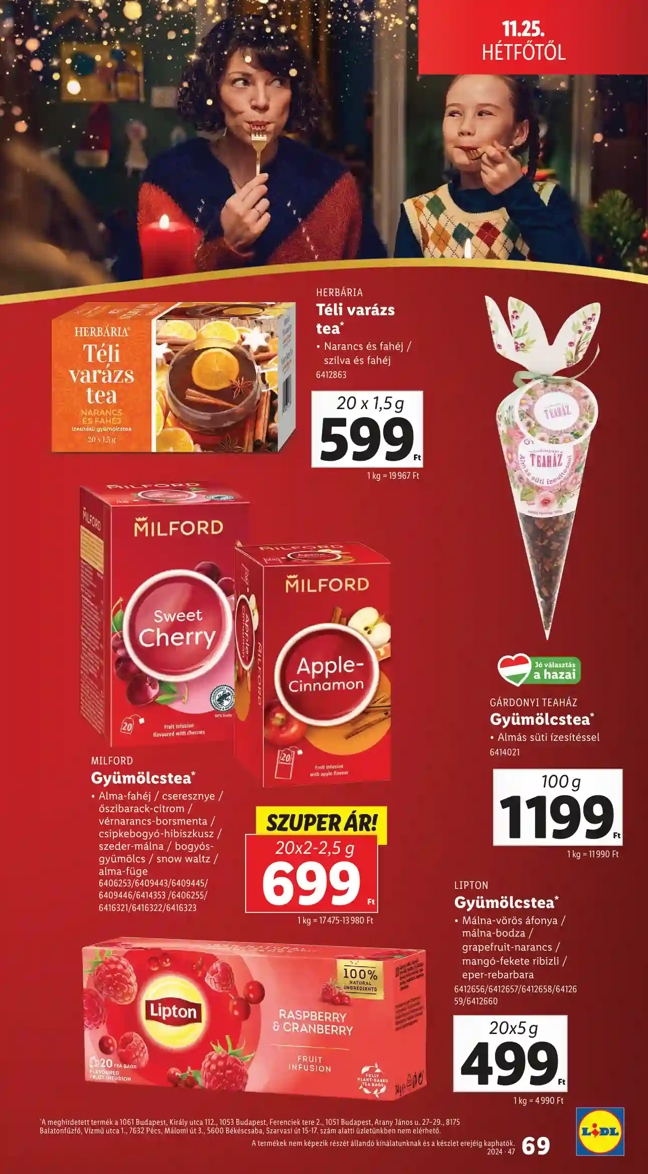 Lidl akciós újság 47. hét (Érvényes 11.21-től) (66 oldal)
