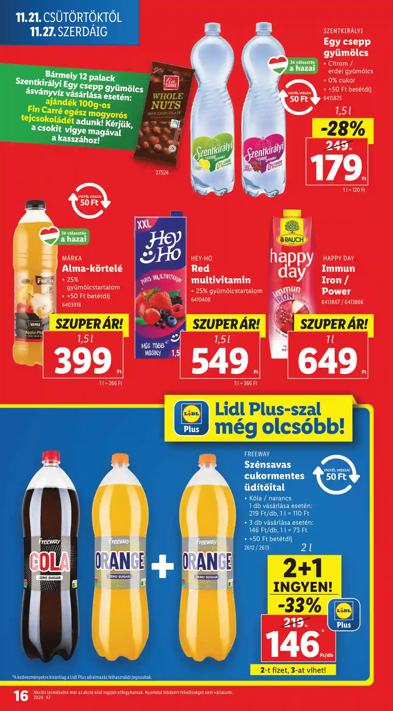 Lidl akciós újság 47. hét (Érvényes 11.21-től) (8 oldal)