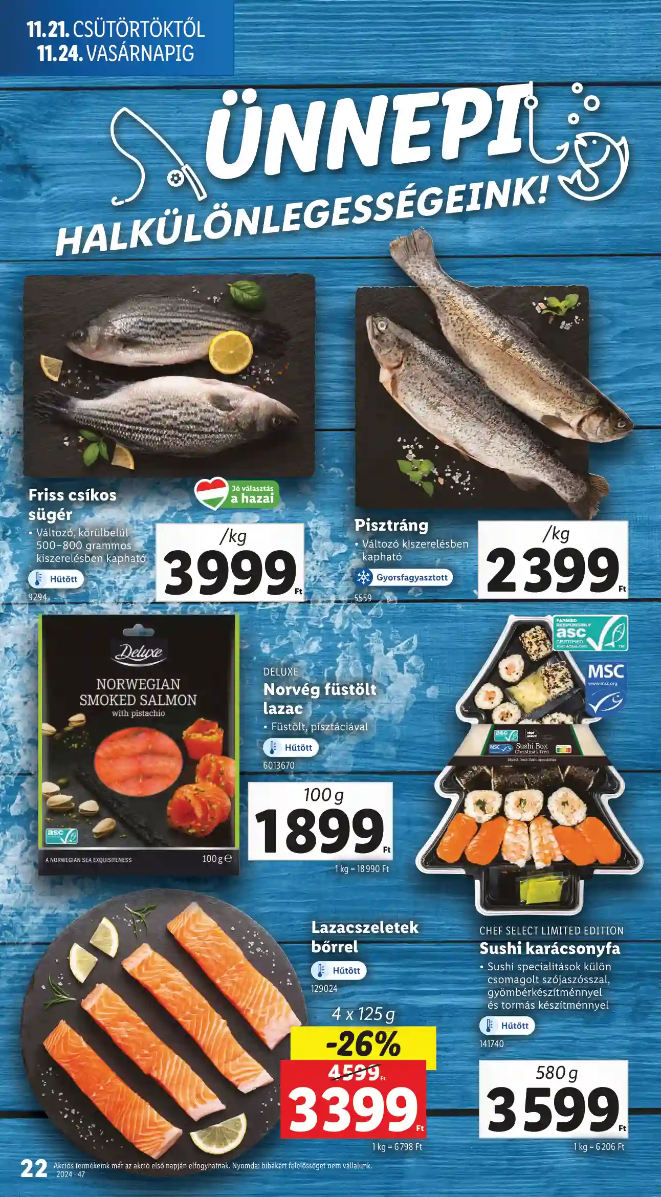 Lidl akciós újság 47. hét (Érvényes 11.21-től) (15 oldal)