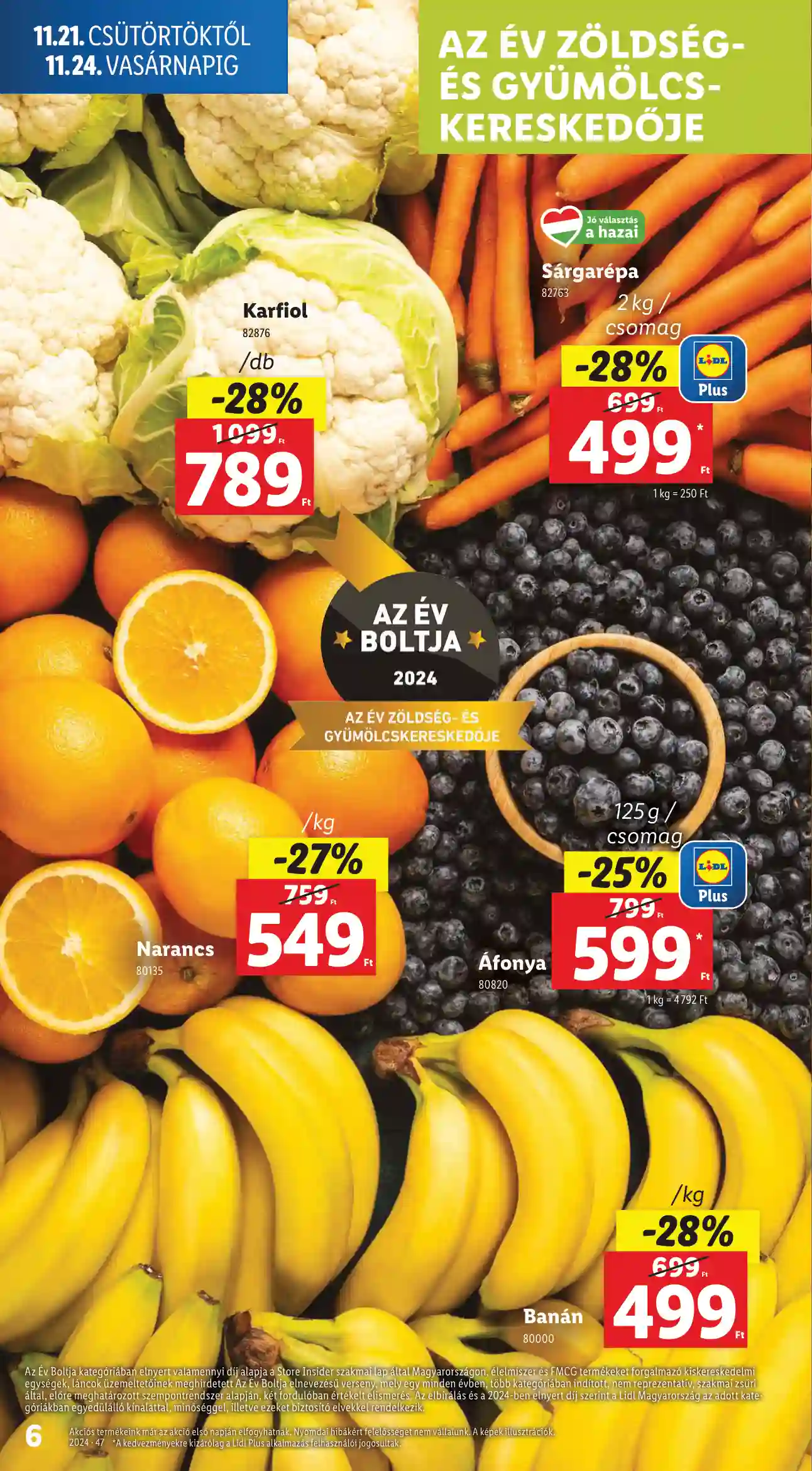 Lidl akciós újság 47. hét (Érvényes 11.21-től) (46 oldal)