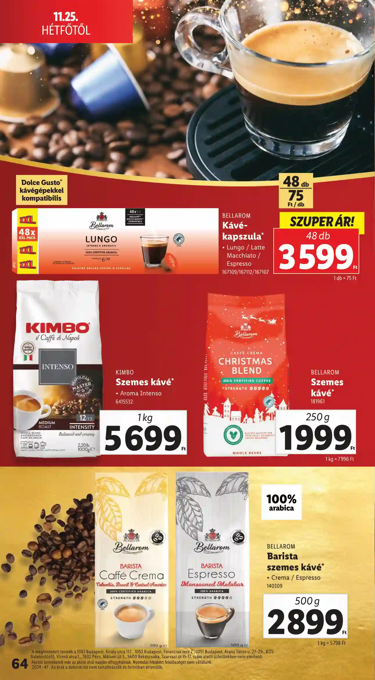 Lidl akciós újság 47. hét (Érvényes 11.21-től) (61 oldal)