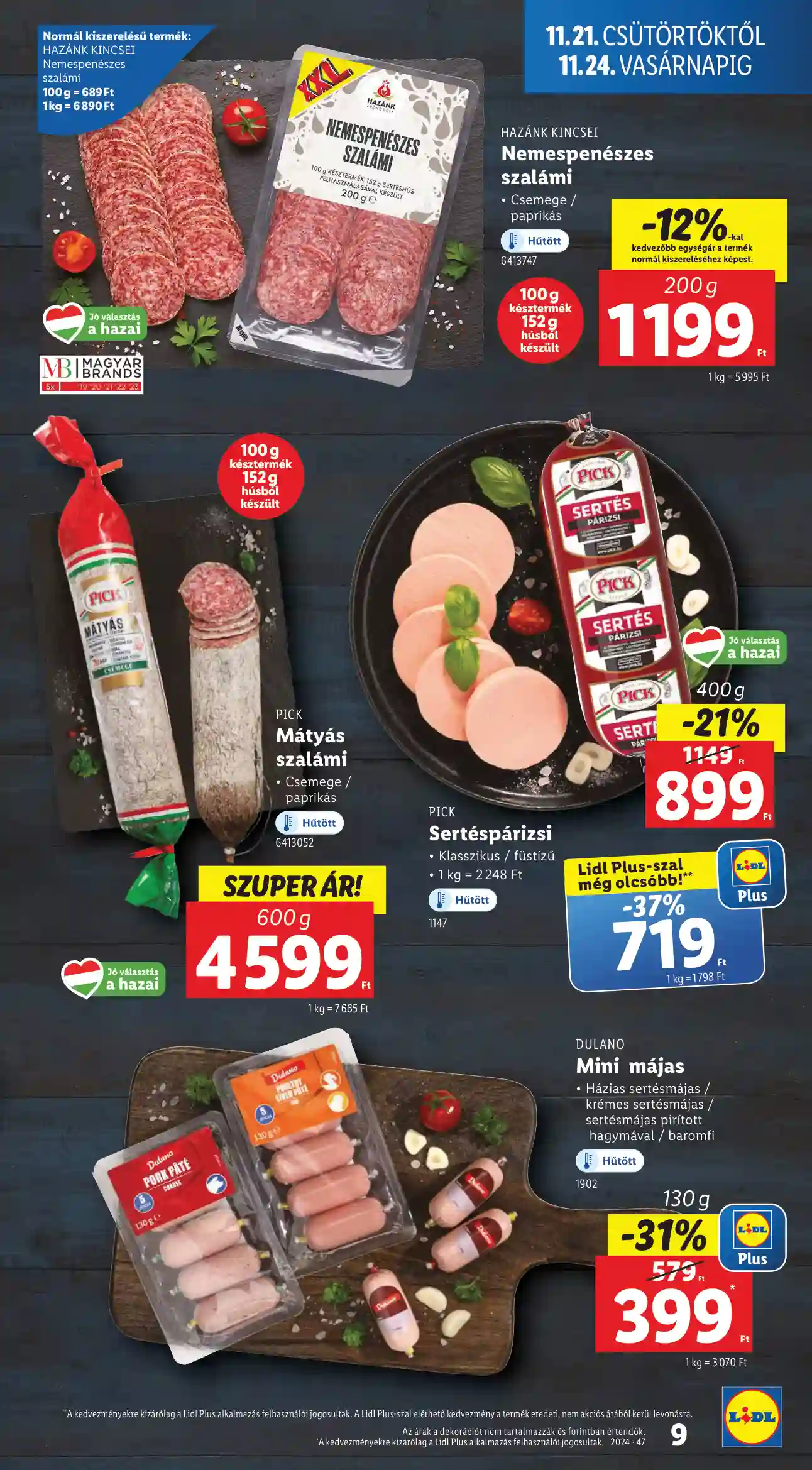 Lidl akciós újság 47. hét (Érvényes 11.21-től) (69 oldal)