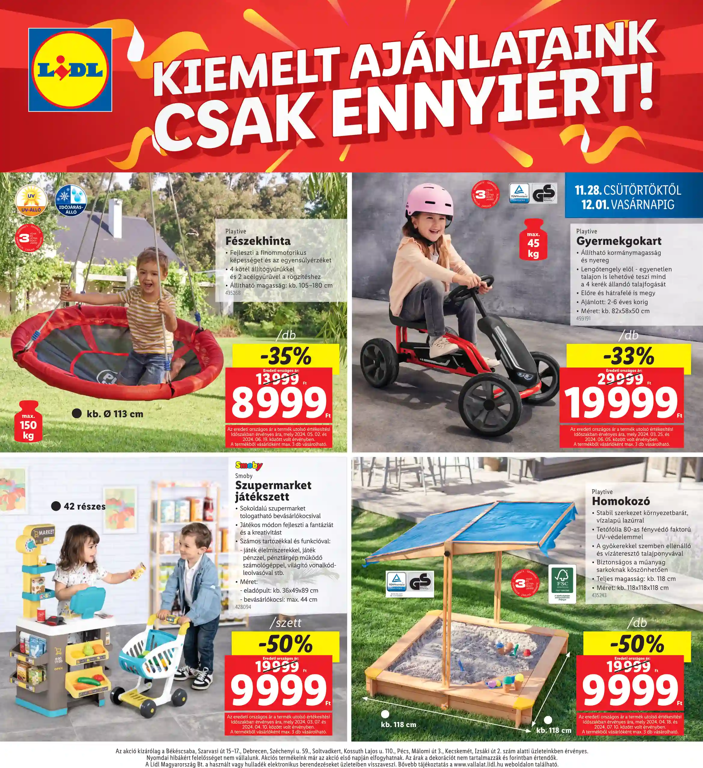 Lidl akciós újság 48. hét (Regionális akciók) (4 oldal)