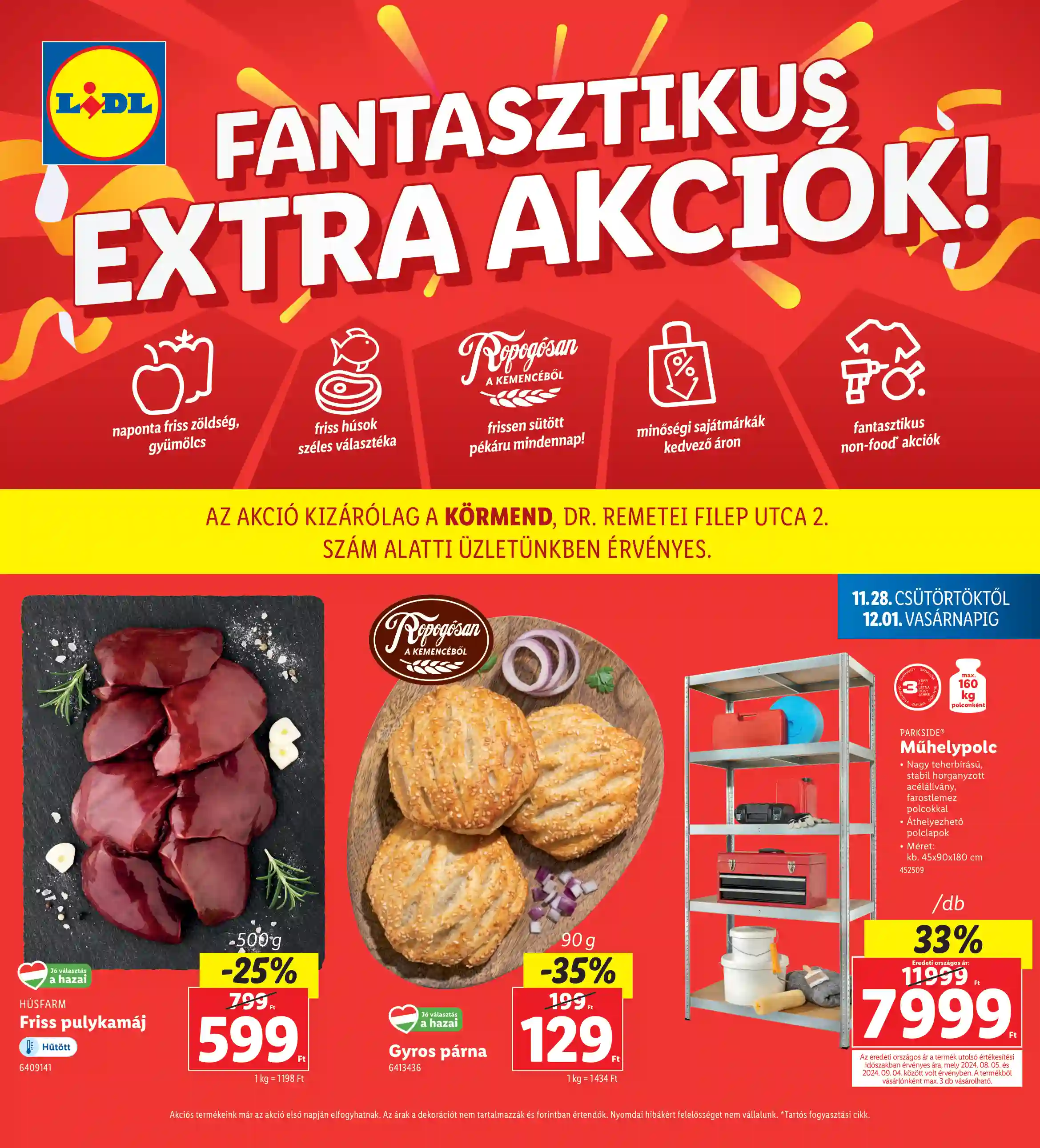 LIDL Regionális akciók – Körmend 48.hét