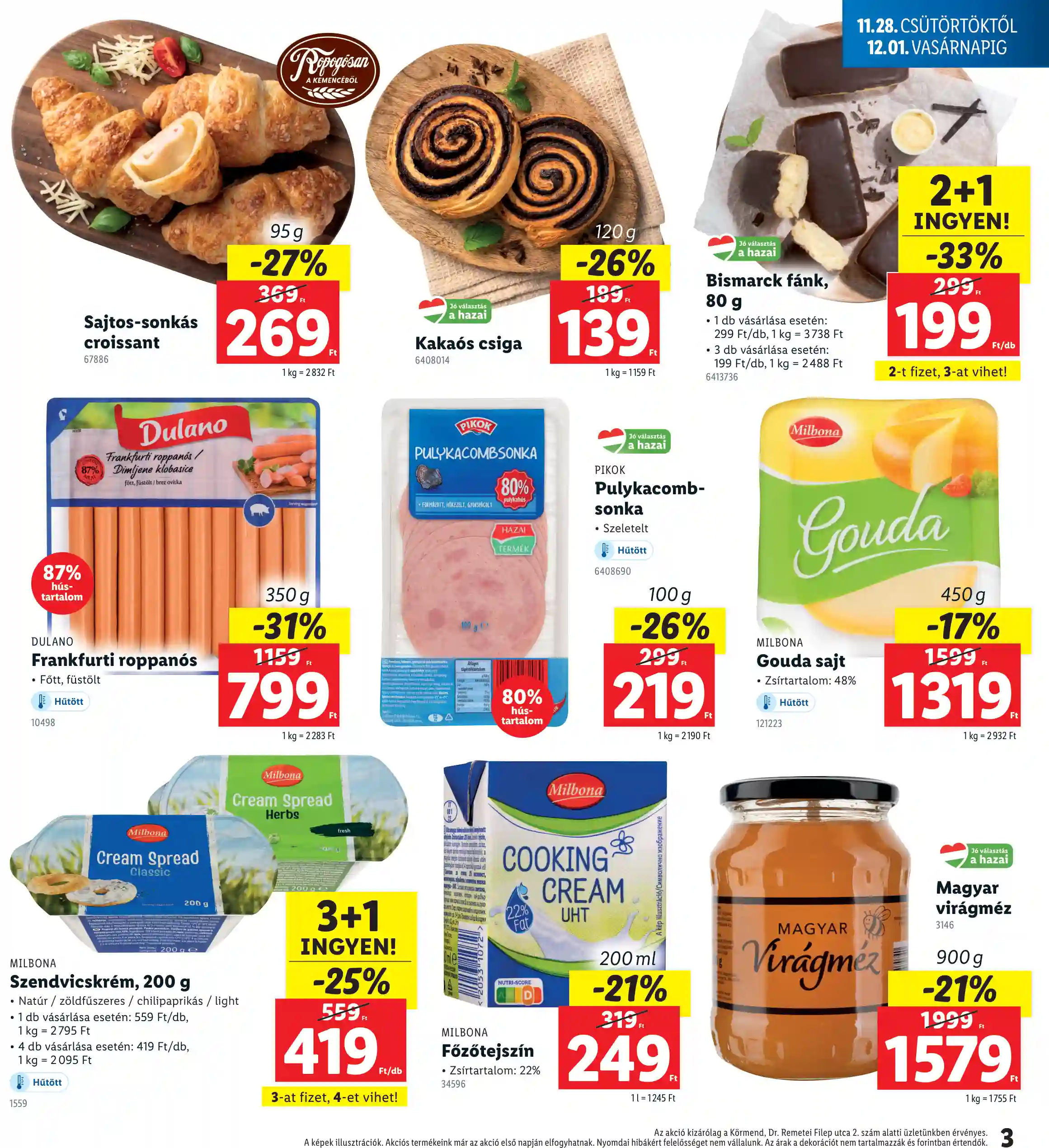 Lidl akciós újság 48. hét (Regionális akciók – Körmend) (3 oldal)