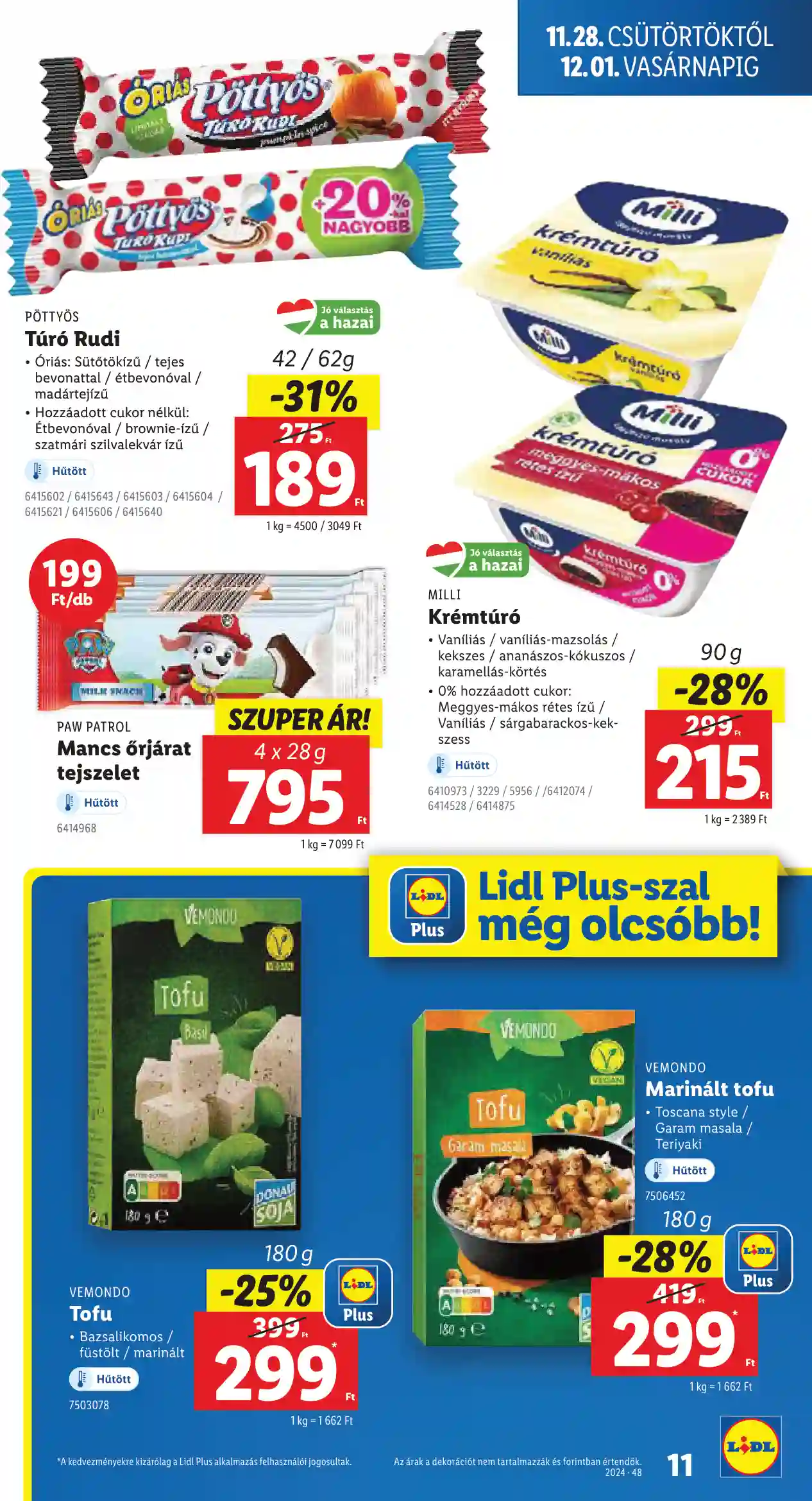 Lidl akciós újság 48. hét (Érvényes 11.28-tól) (3 oldal)