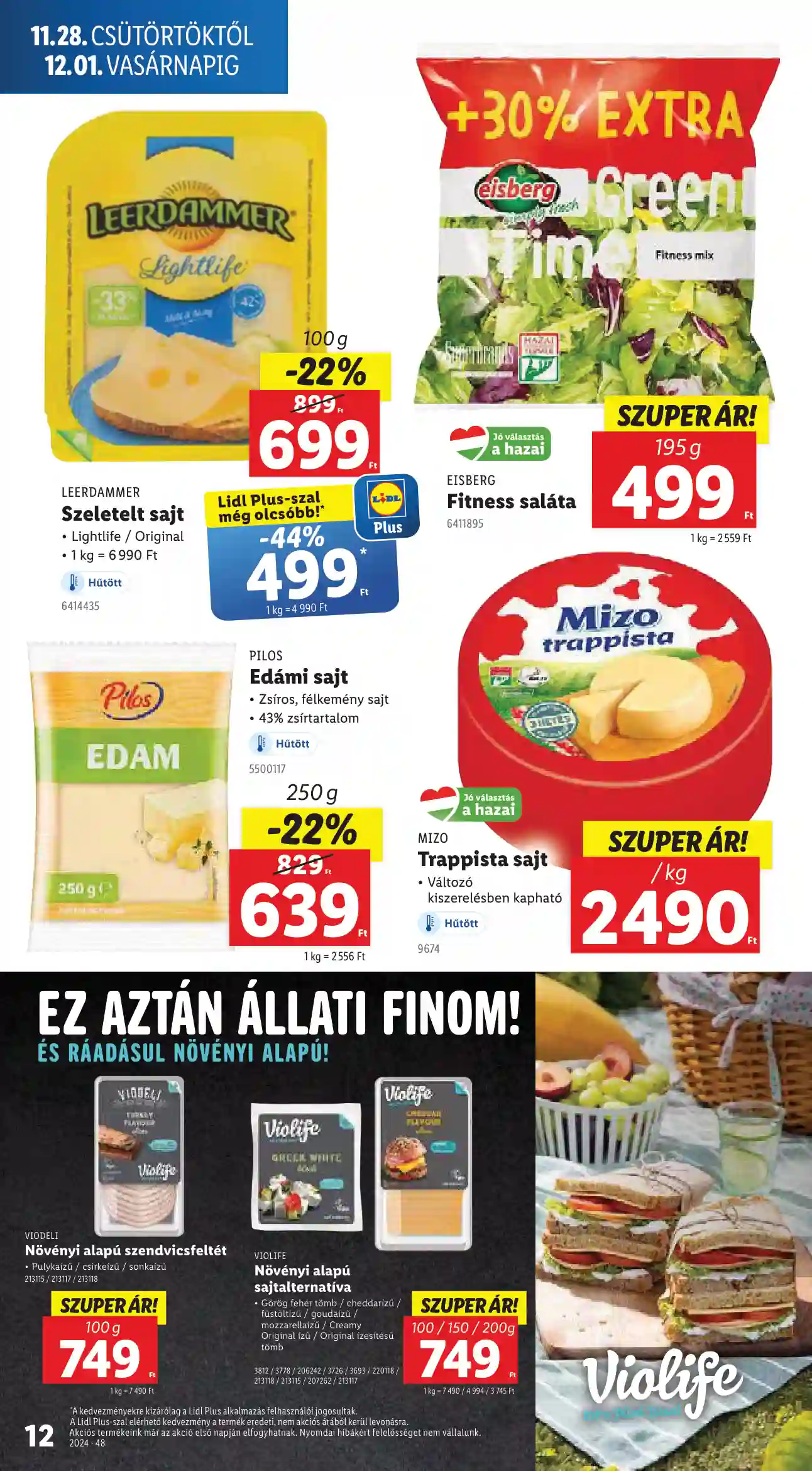 Lidl akciós újság 48. hét (Érvényes 11.28-tól) (4 oldal)