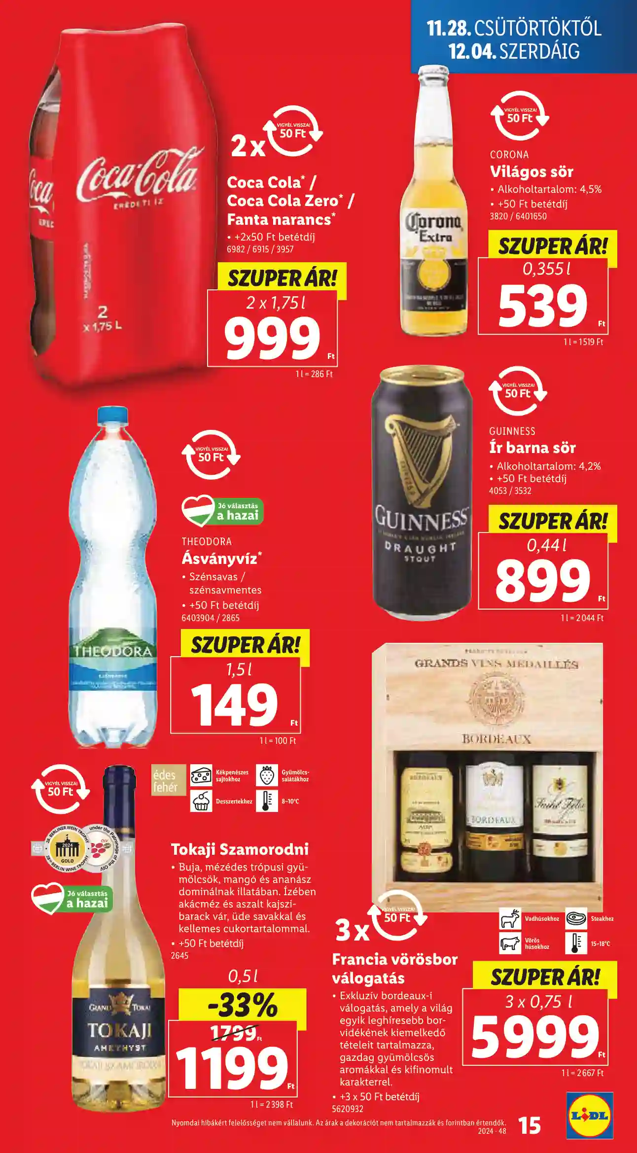 Lidl akciós újság 48. hét (Érvényes 11.28-tól) (7 oldal)