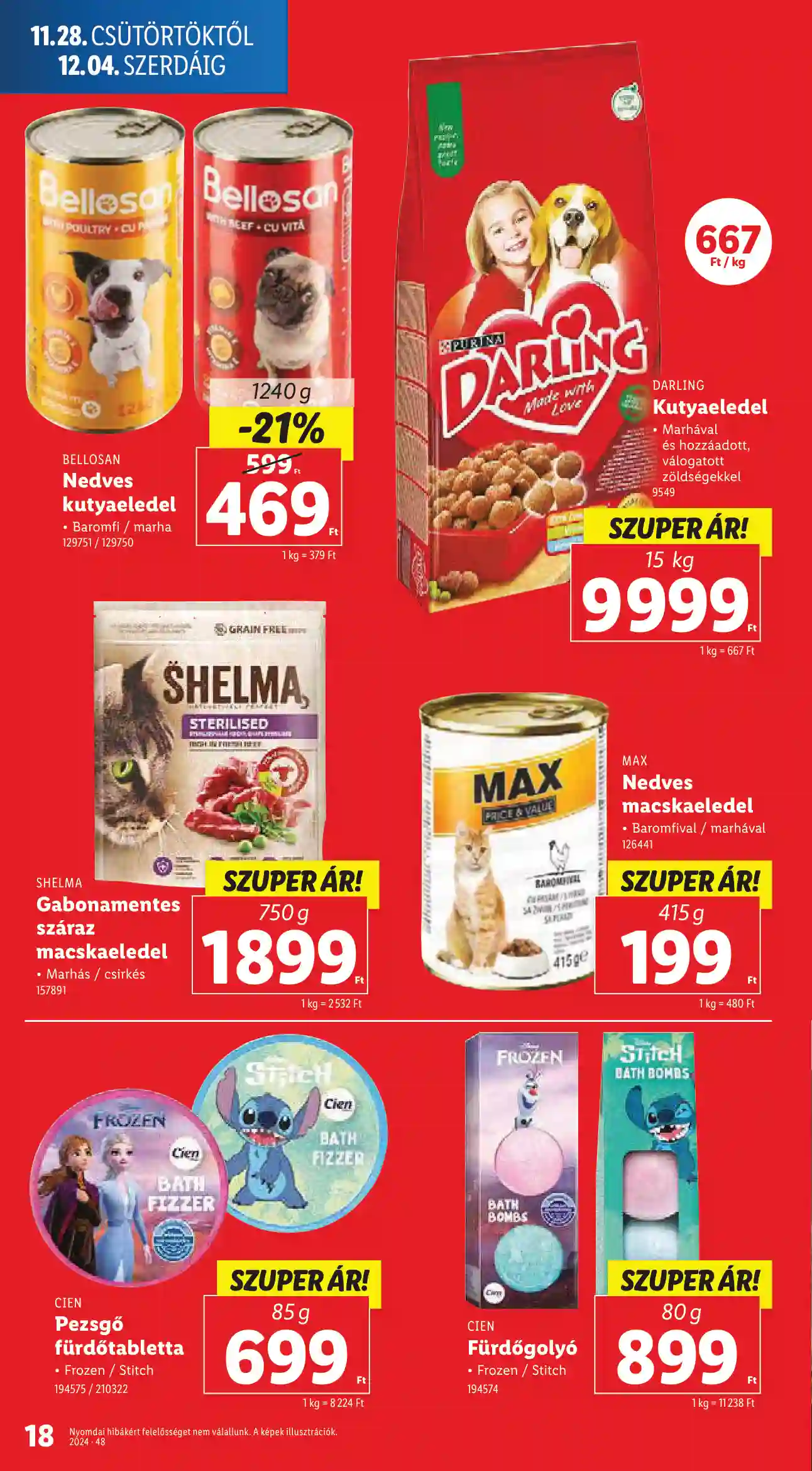 Lidl akciós újság 48. hét (Érvényes 11.28-tól) (10 oldal)