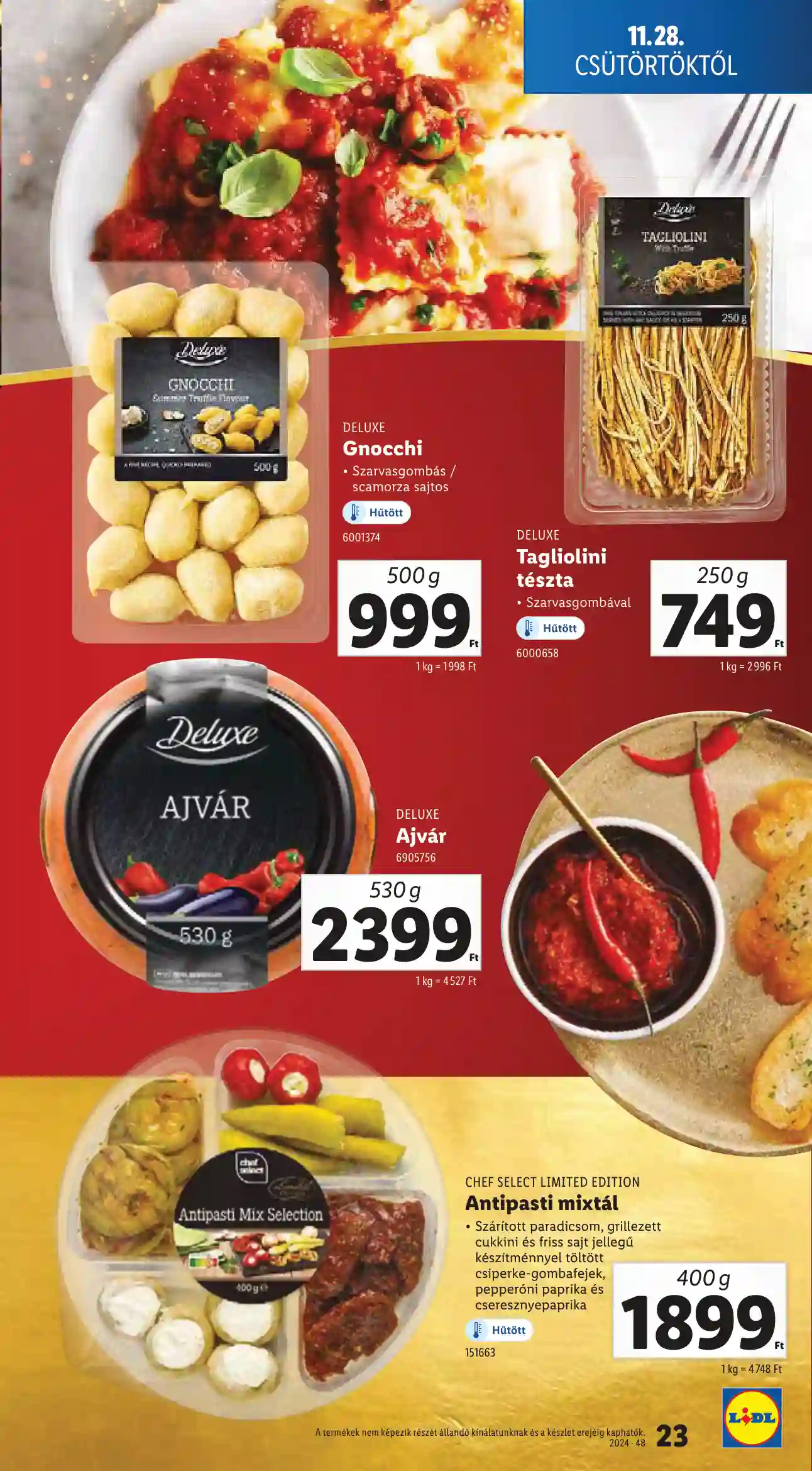 Lidl akciós újság 48. hét (Érvényes 11.28-tól) (16 oldal)