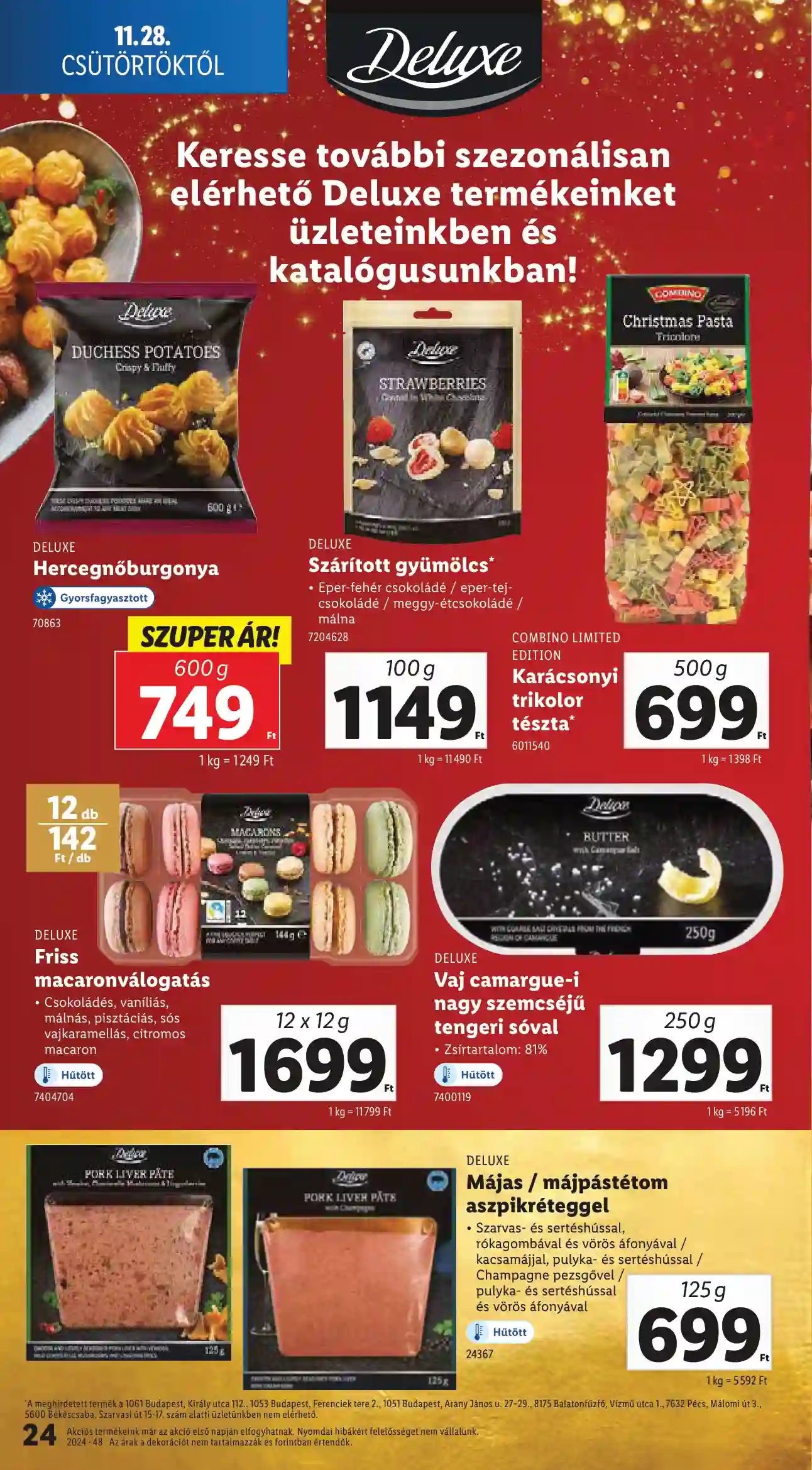 Lidl akciós újság 48. hét (Érvényes 11.28-tól) (17 oldal)