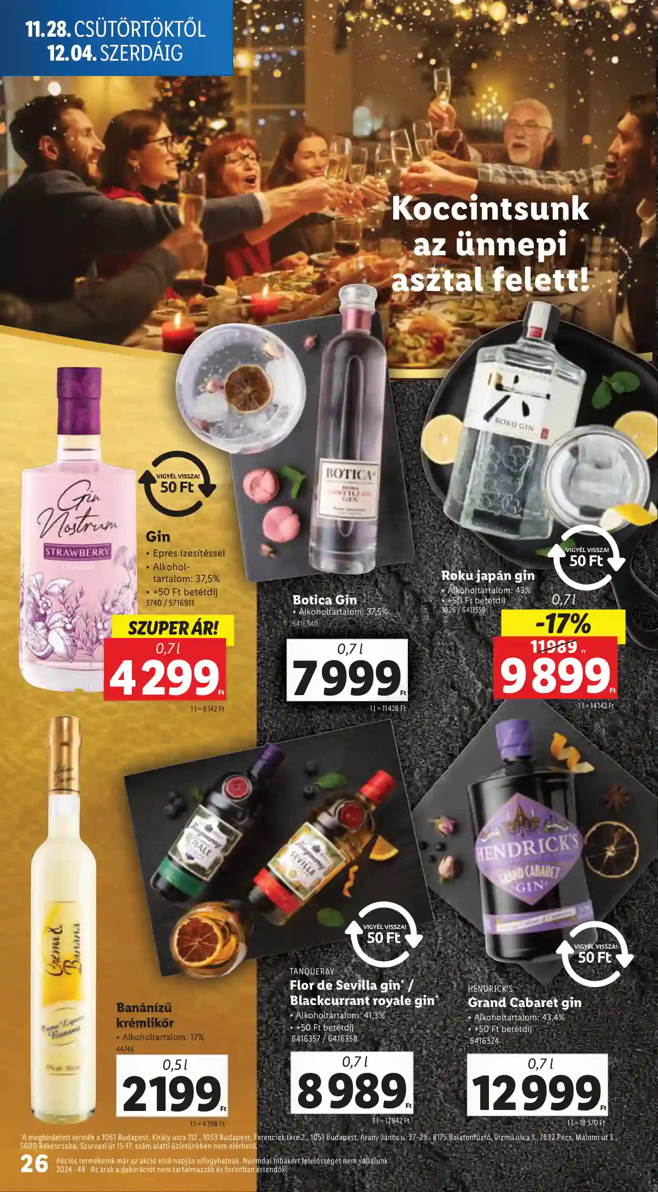 Lidl akciós újság 48. hét (Érvényes 11.28-tól) (19 oldal)