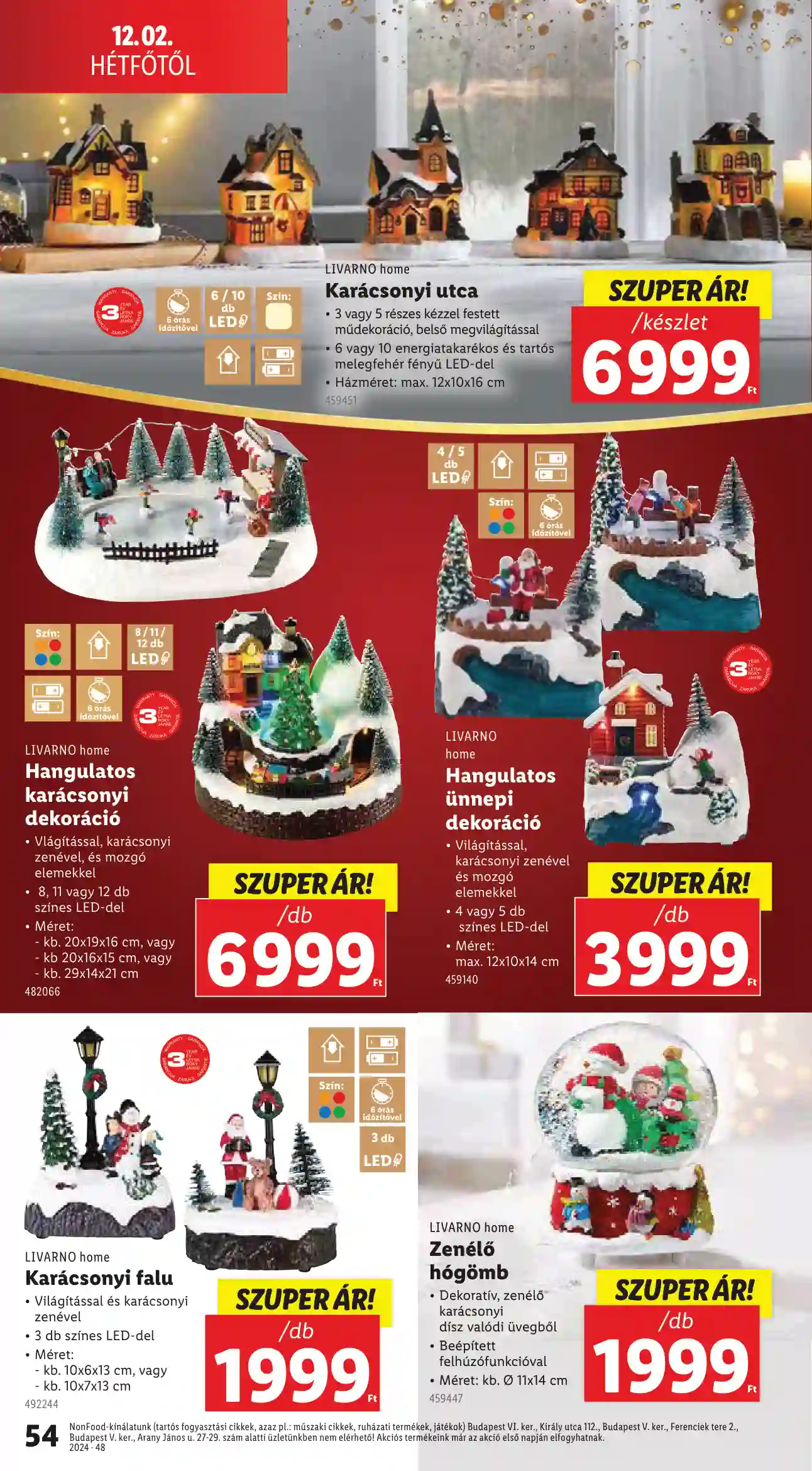 Lidl akciós újság 48. hét (Érvényes 11.28-tól) (50 oldal)