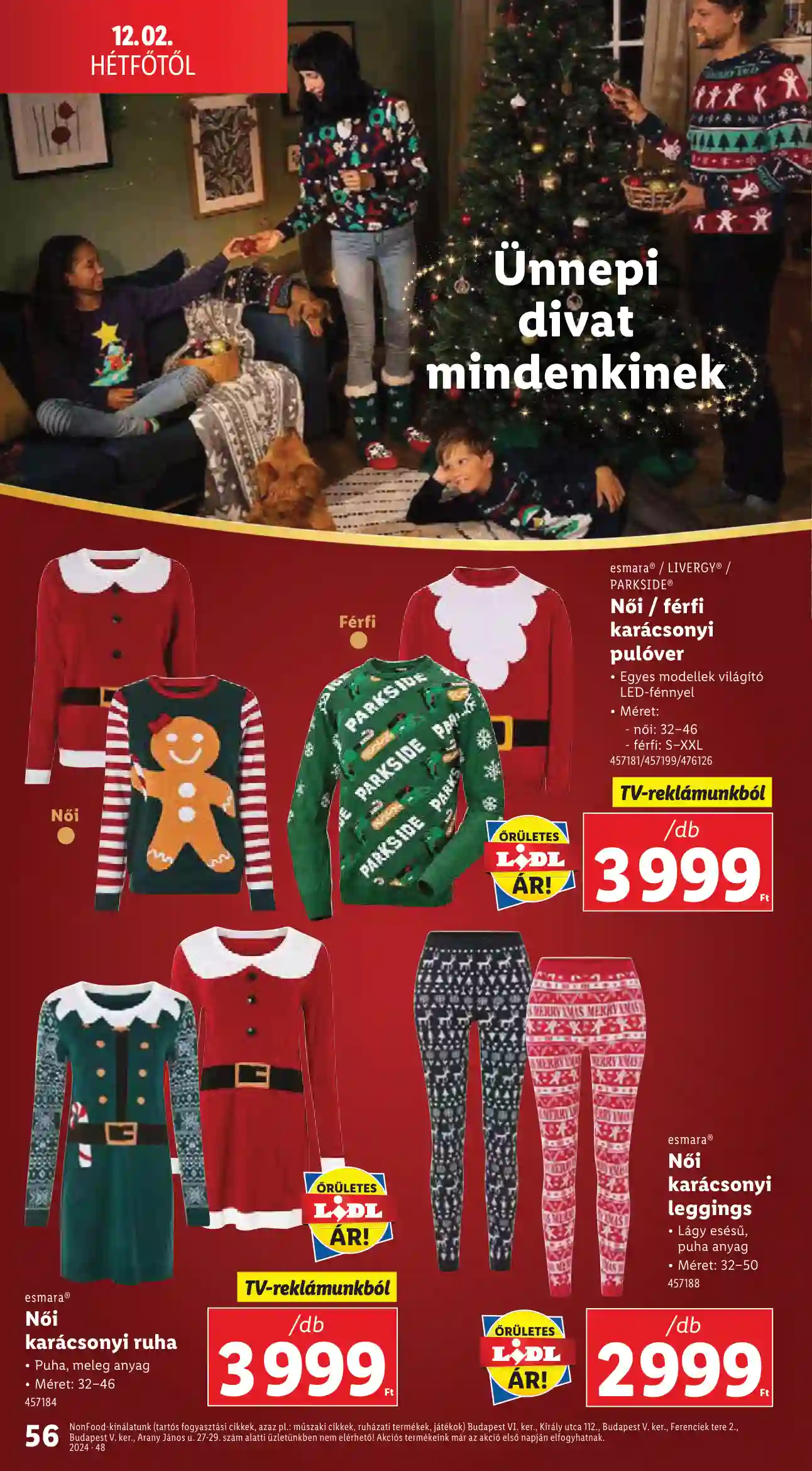 Lidl akciós újság 48. hét (Érvényes 11.28-tól) (52 oldal)