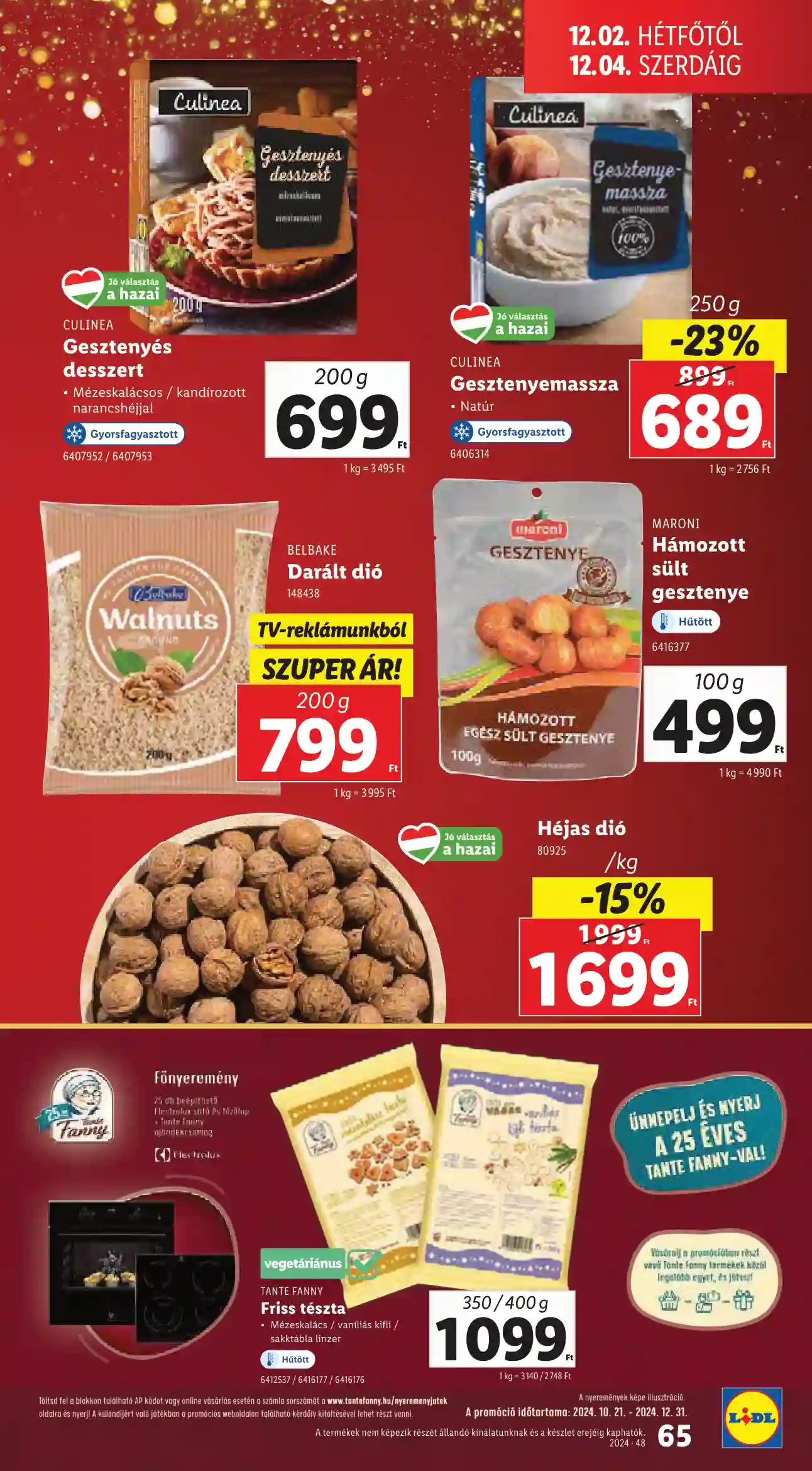 Lidl akciós újság 48. hét (Érvényes 11.28-tól) (62 oldal)