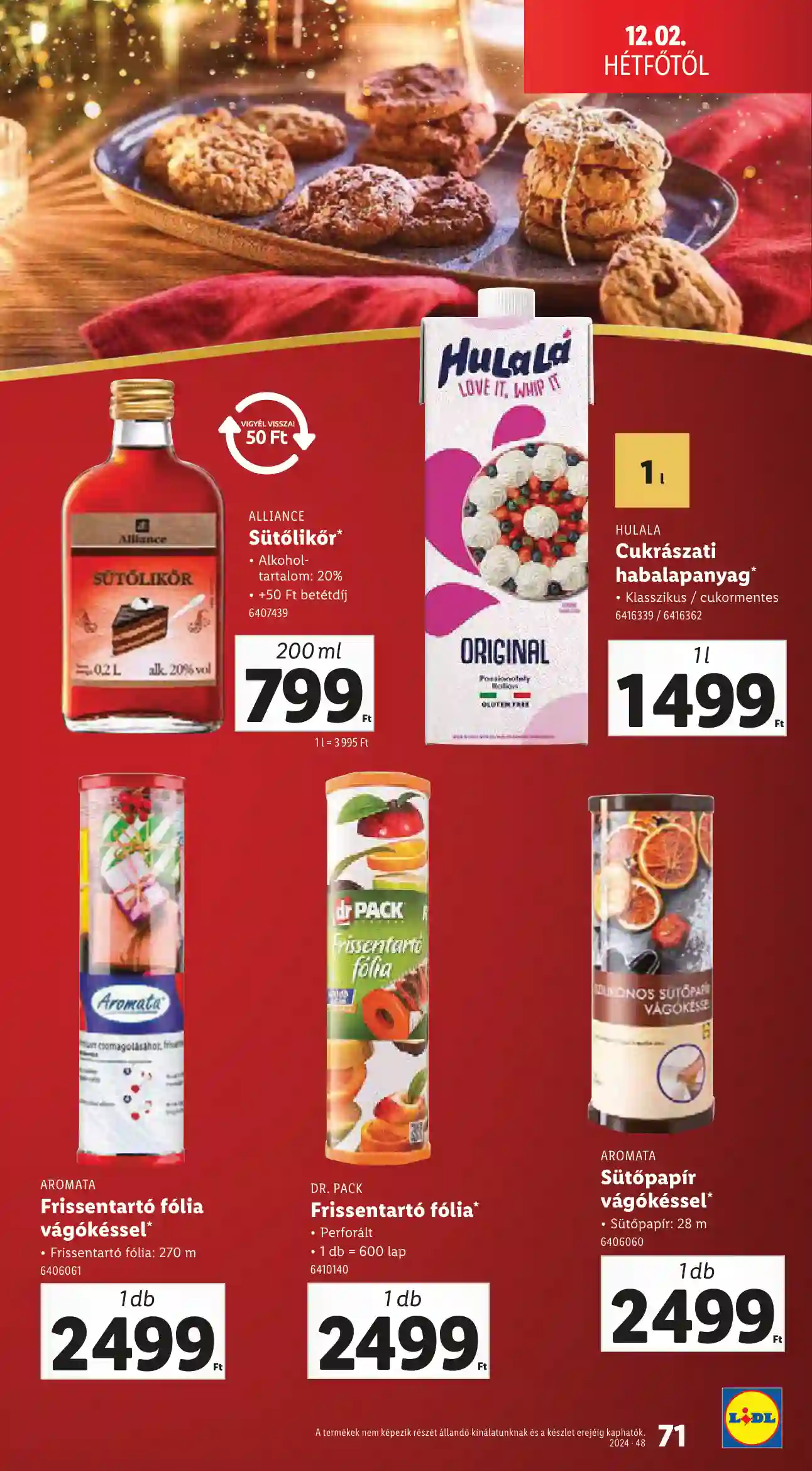 Lidl akciós újság 48. hét (Érvényes 11.28-tól) (69 oldal)
