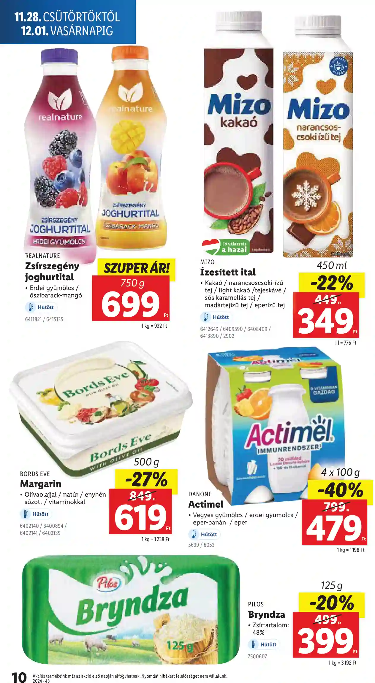 Lidl akciós újság 48. hét (Érvényes 11.28-tól) (72 oldal)