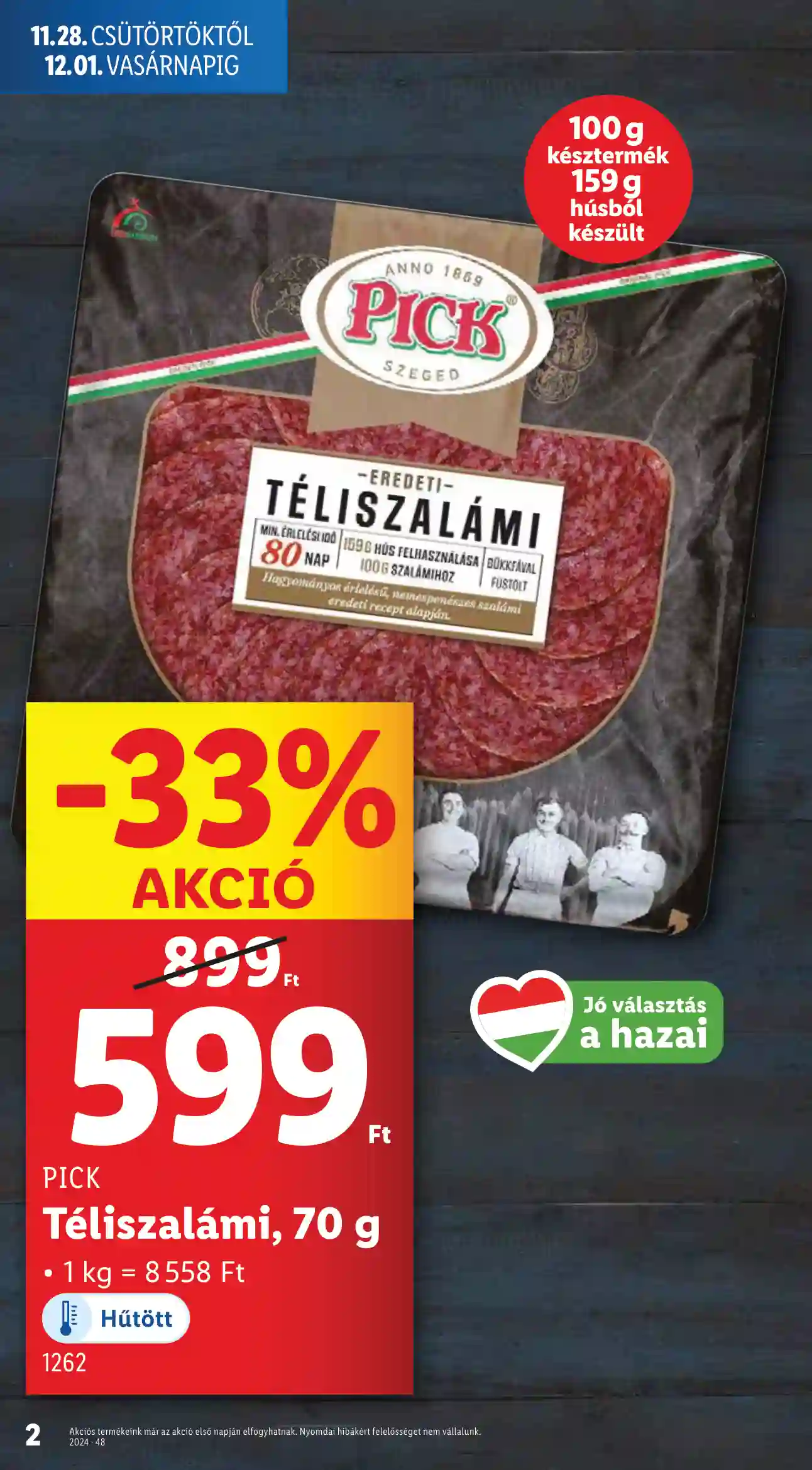 Lidl akciós újság 48. hét (Érvényes 11.28-tól) (2 oldal)
