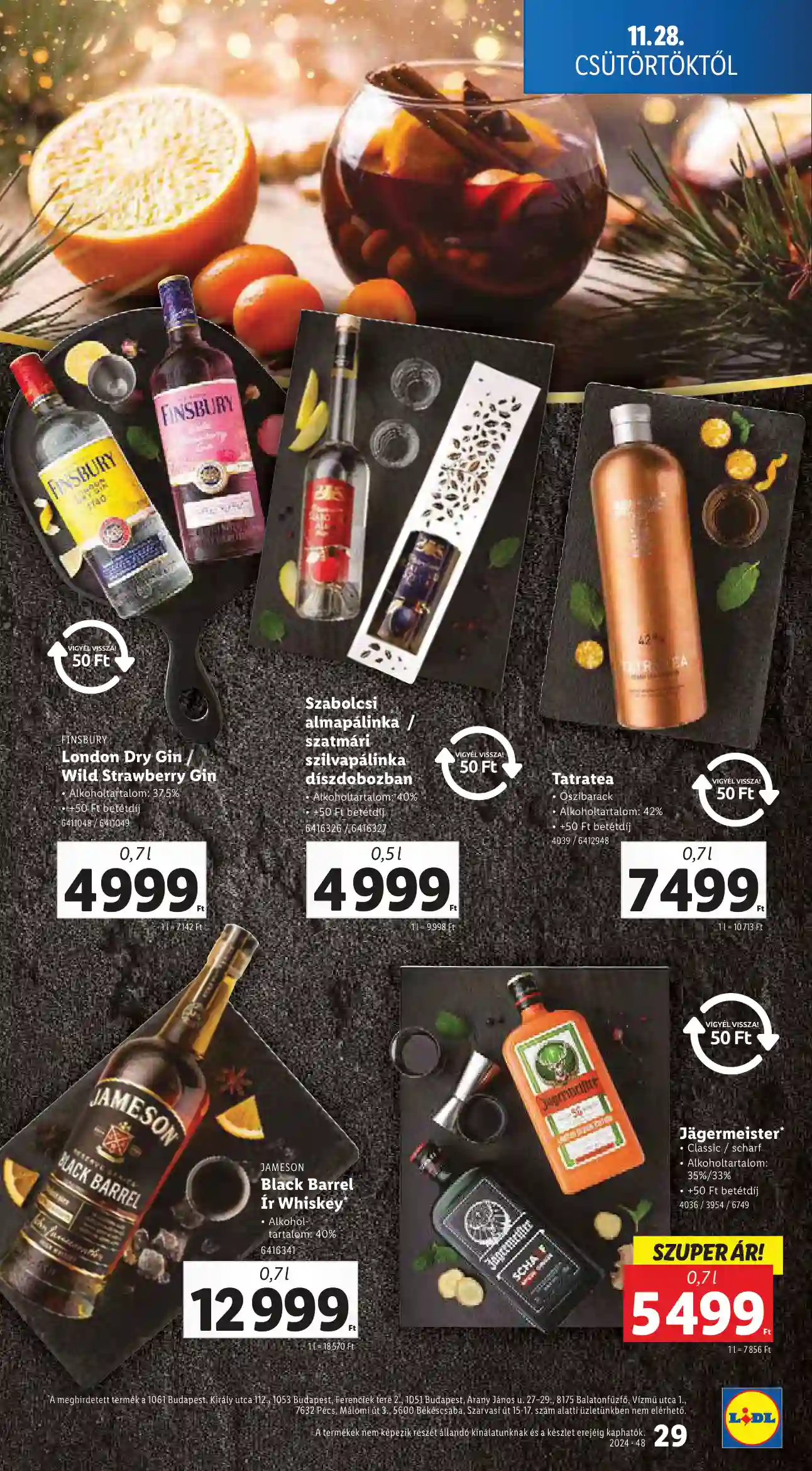 Lidl akciós újság 48. hét (Érvényes 11.28-tól) (22 oldal)
