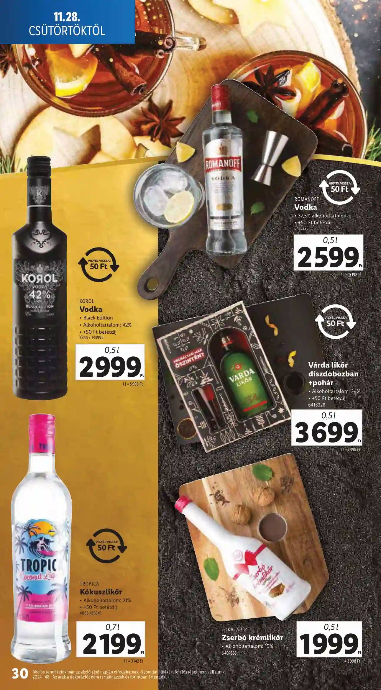 Lidl akciós újság 48. hét (Érvényes 11.28-tól) (23 oldal)
