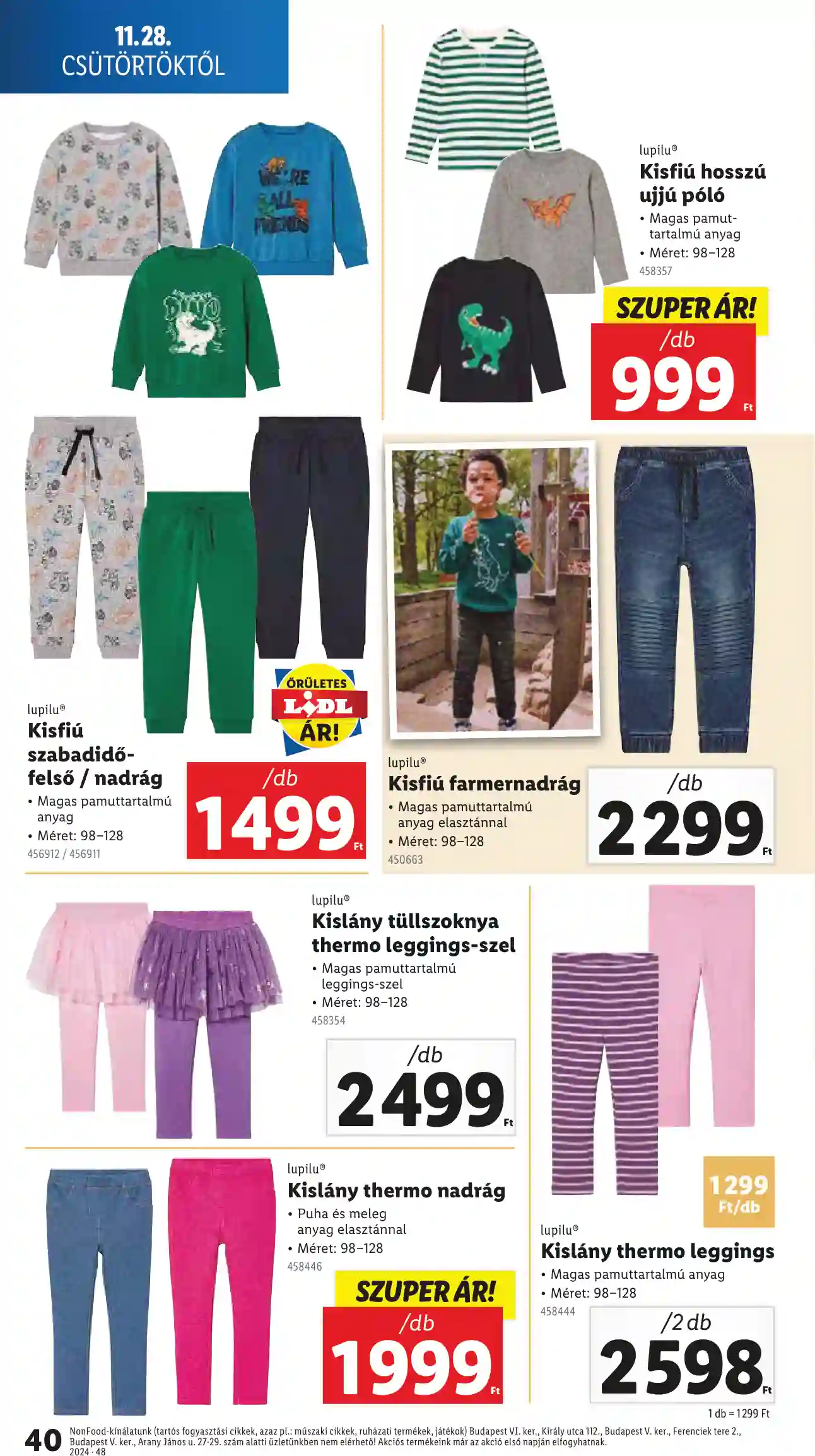 Lidl akciós újság 48. hét (Érvényes 11.28-tól) (34 oldal)