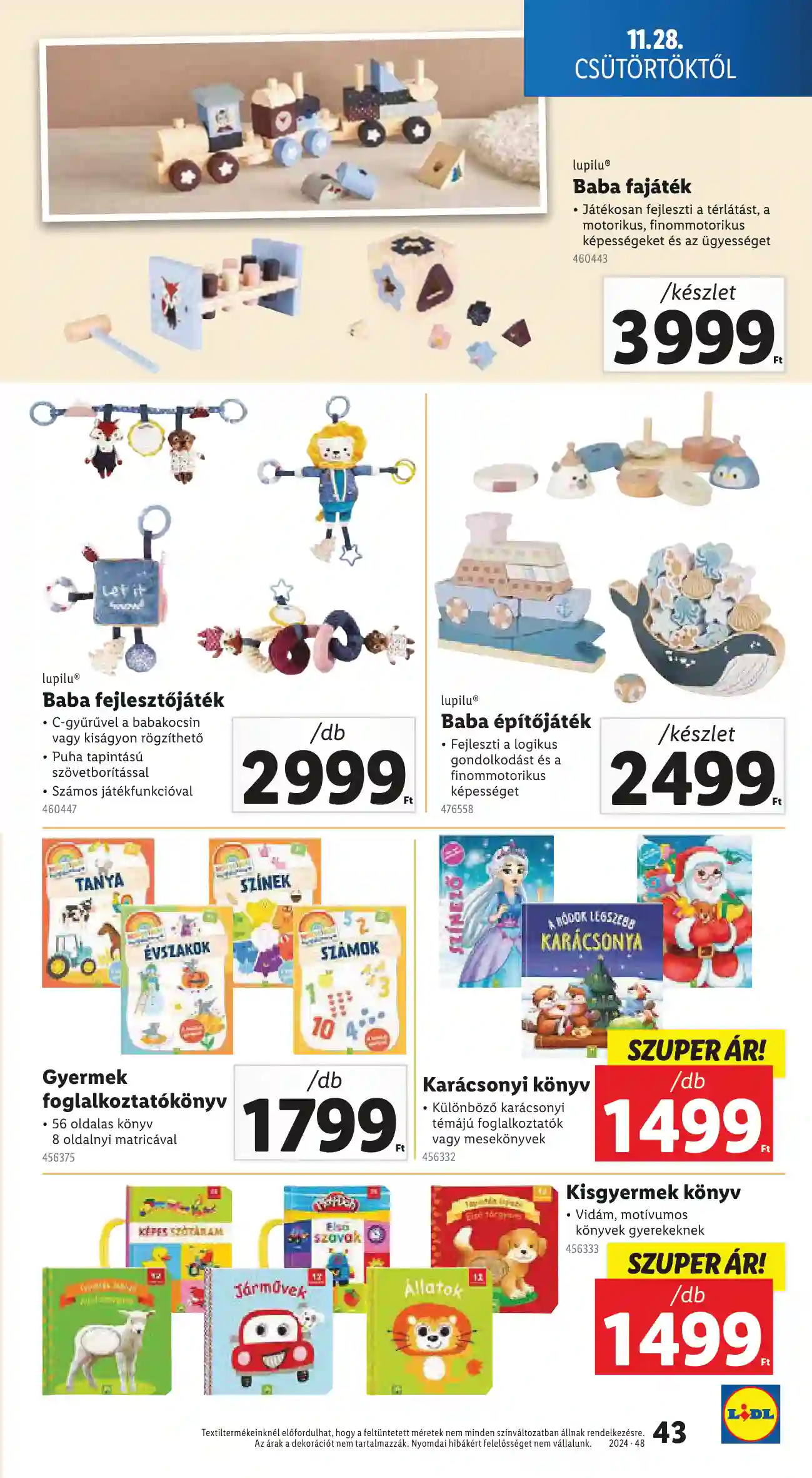 Lidl akciós újság 48. hét (Érvényes 11.28-tól) (38 oldal)