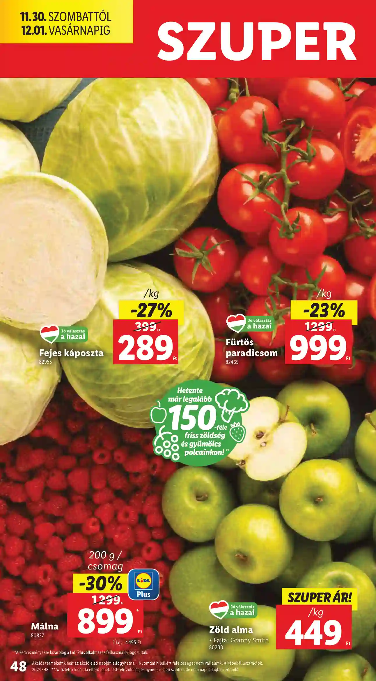 Lidl akciós újság 48. hét (Érvényes 11.28-tól) (43 oldal)