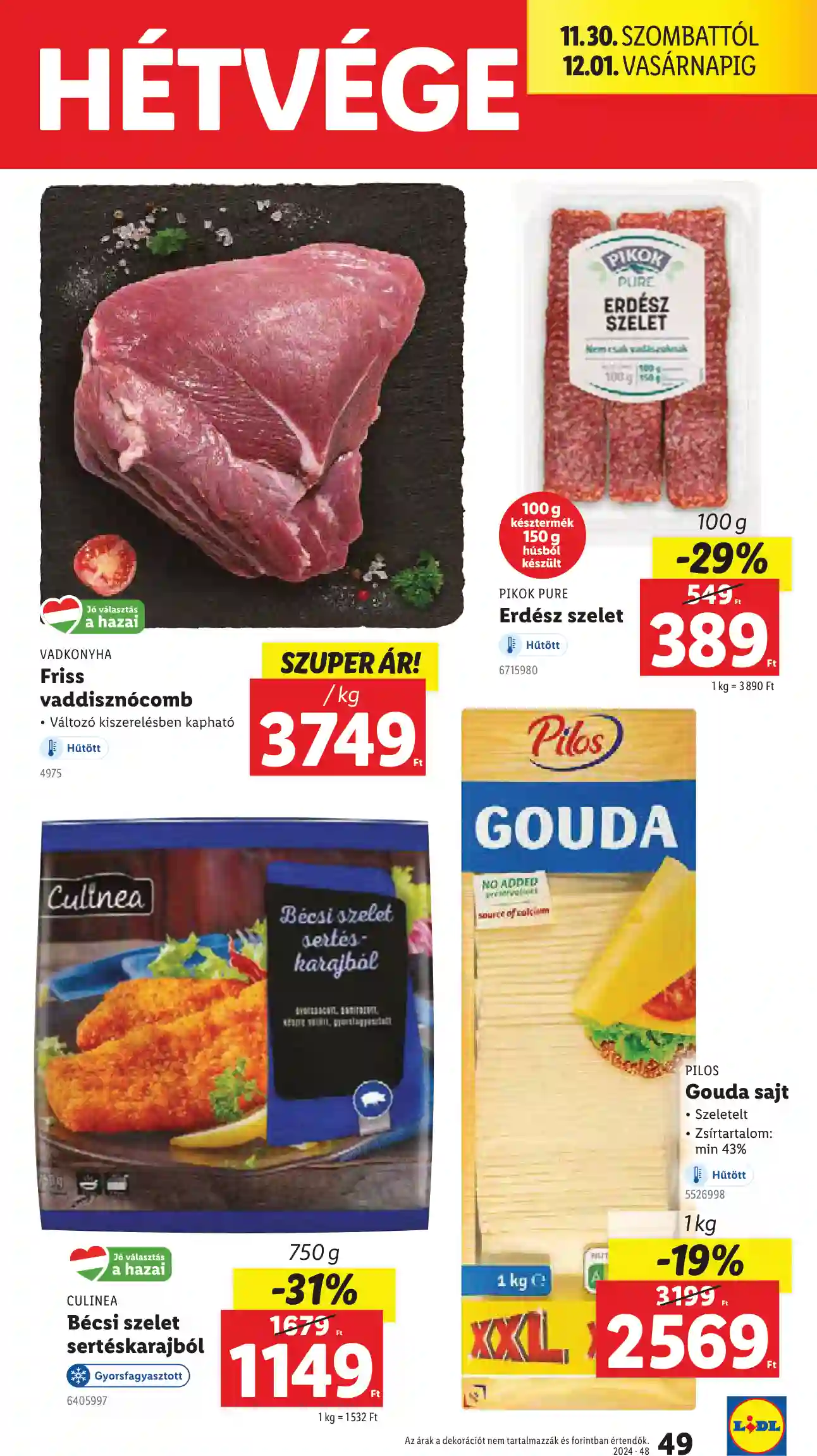 Lidl akciós újság 48. hét (Érvényes 11.28-tól) (44 oldal)