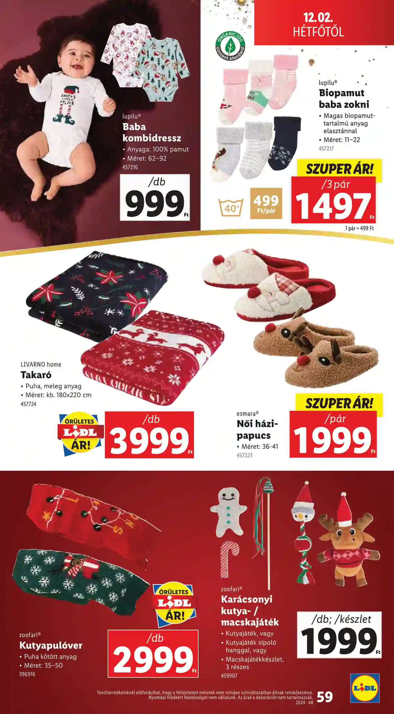 Lidl akciós újság 48. hét (Érvényes 11.28-tól) (55 oldal)