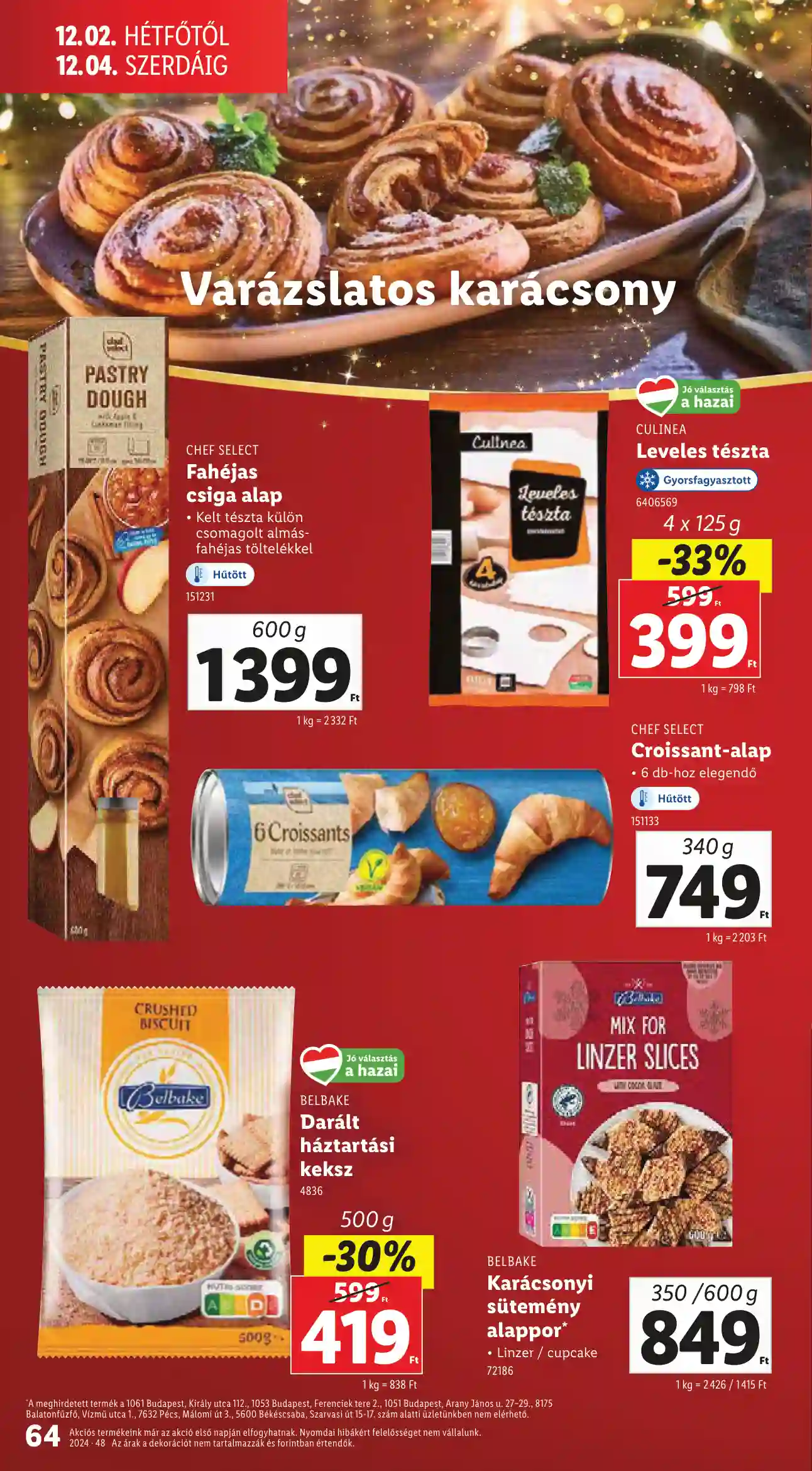 Lidl akciós újság 48. hét (Érvényes 11.28-tól) (61 oldal)