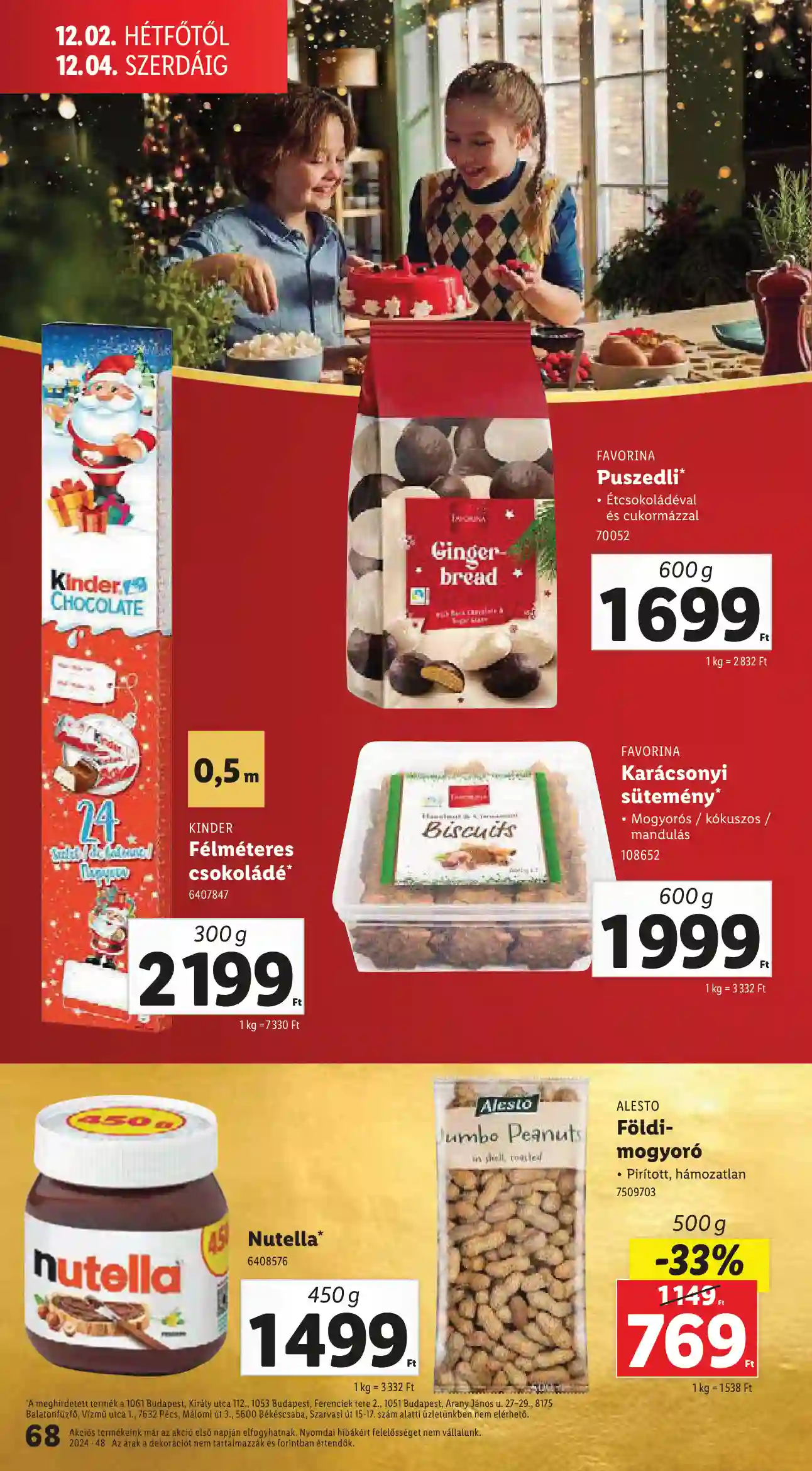 Lidl akciós újság 48. hét (Érvényes 11.28-tól) (65 oldal)