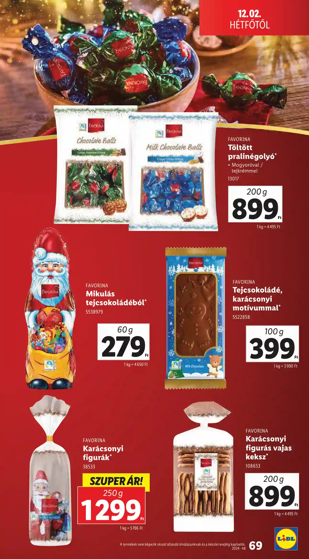 Lidl akciós újság 48. hét (Érvényes 11.28-tól) (66 oldal)